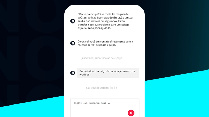 imagem 02 ilustrativa Como Funciona o Chat Novibet