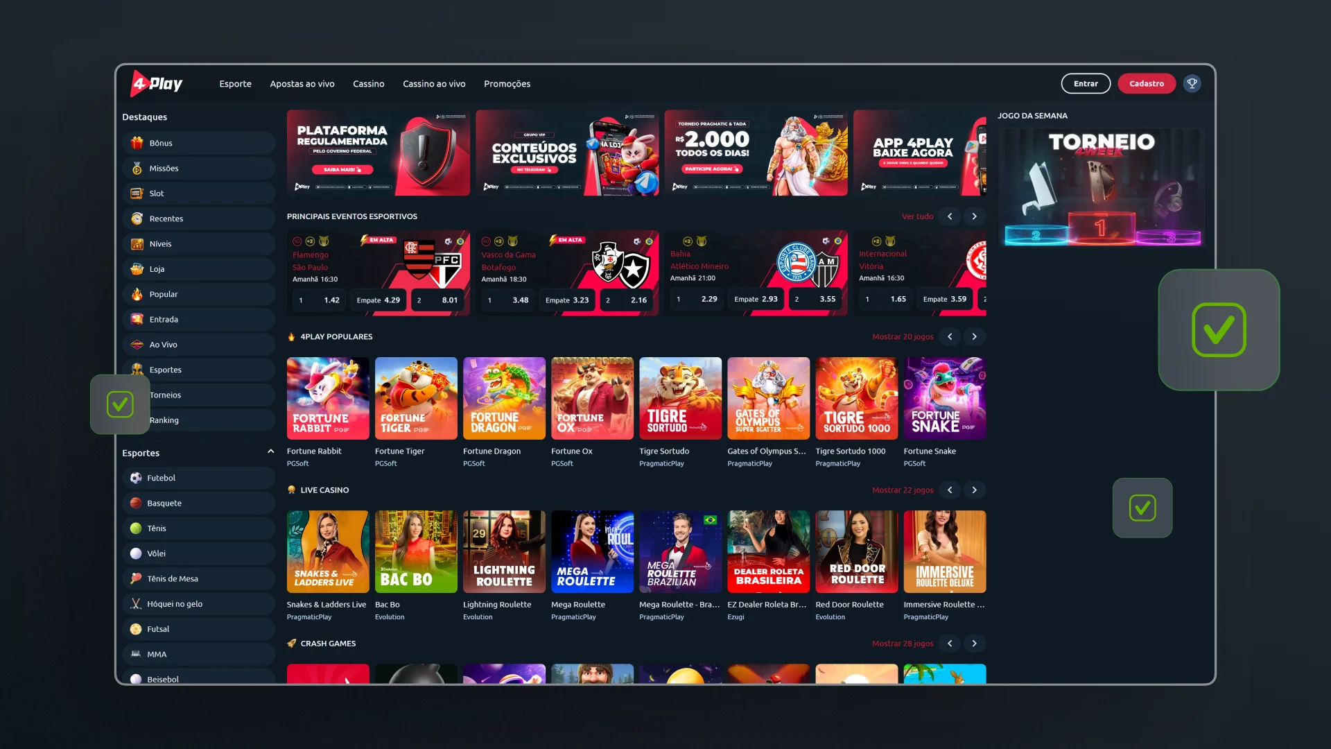 imagem A 4Play é Legal no Brasil