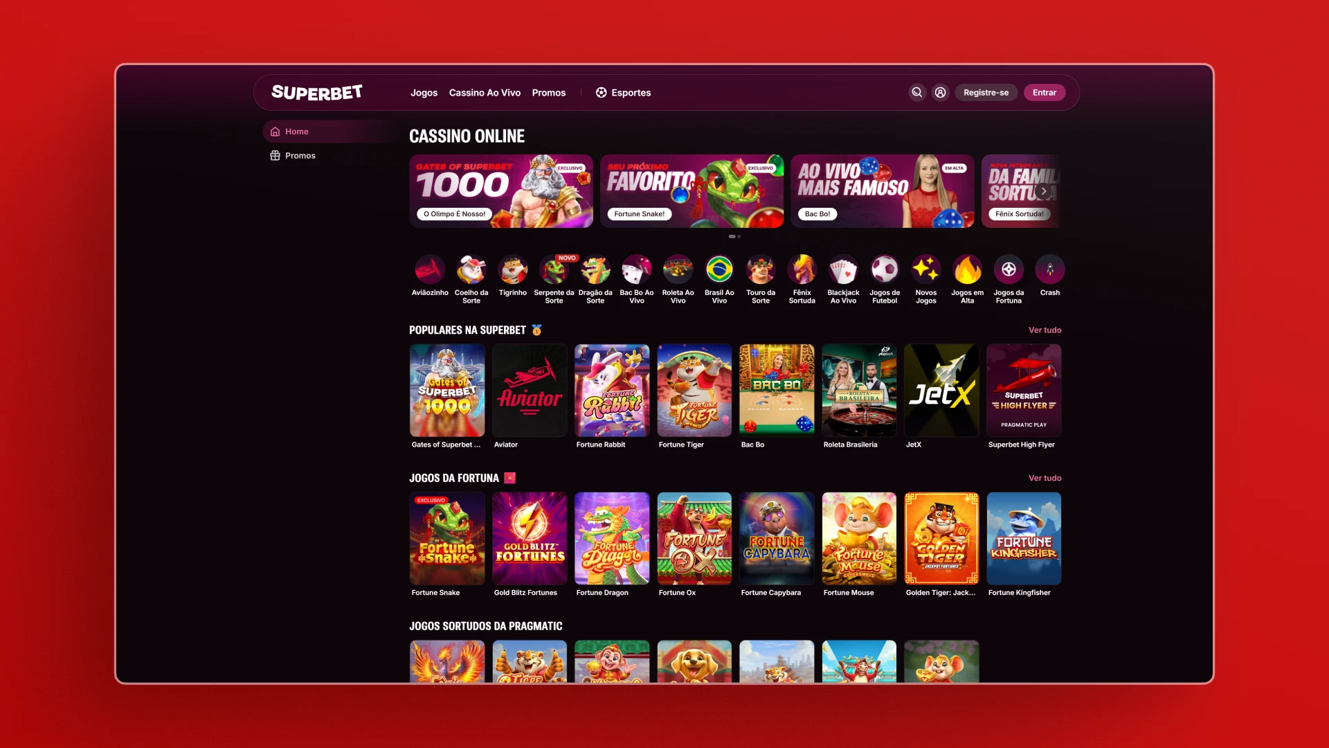 imagem Acesse um Cassino Online superbet