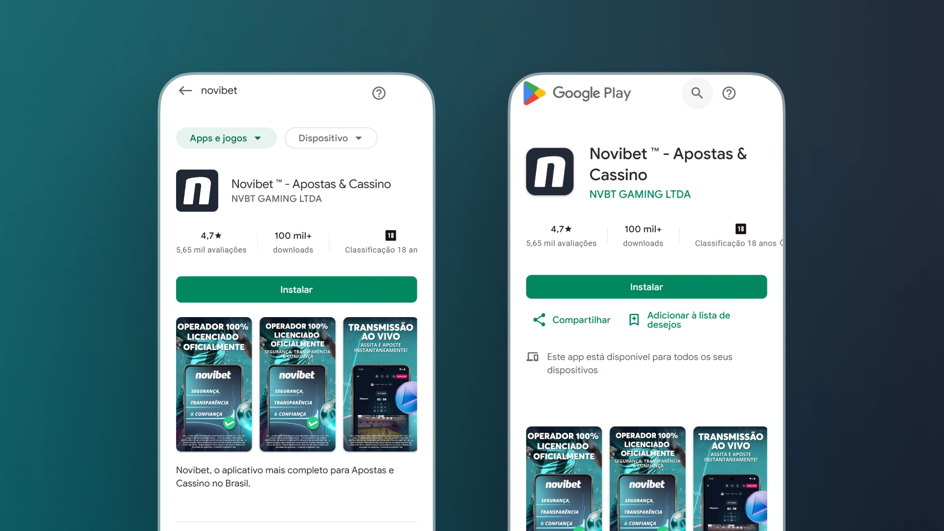 imagem Como Baixar o App Novibet