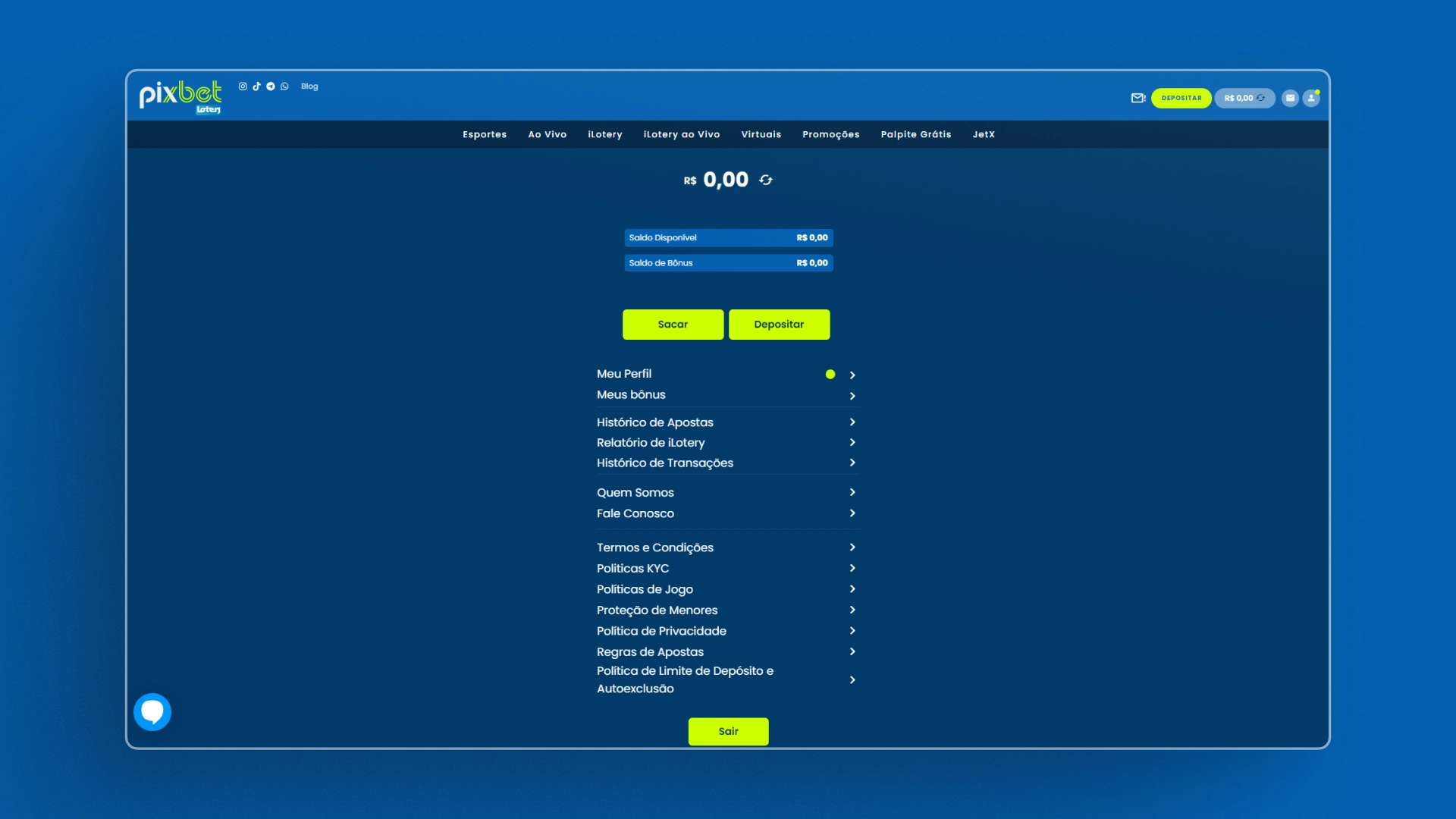 imagem Como Sacar 01 Pixbet