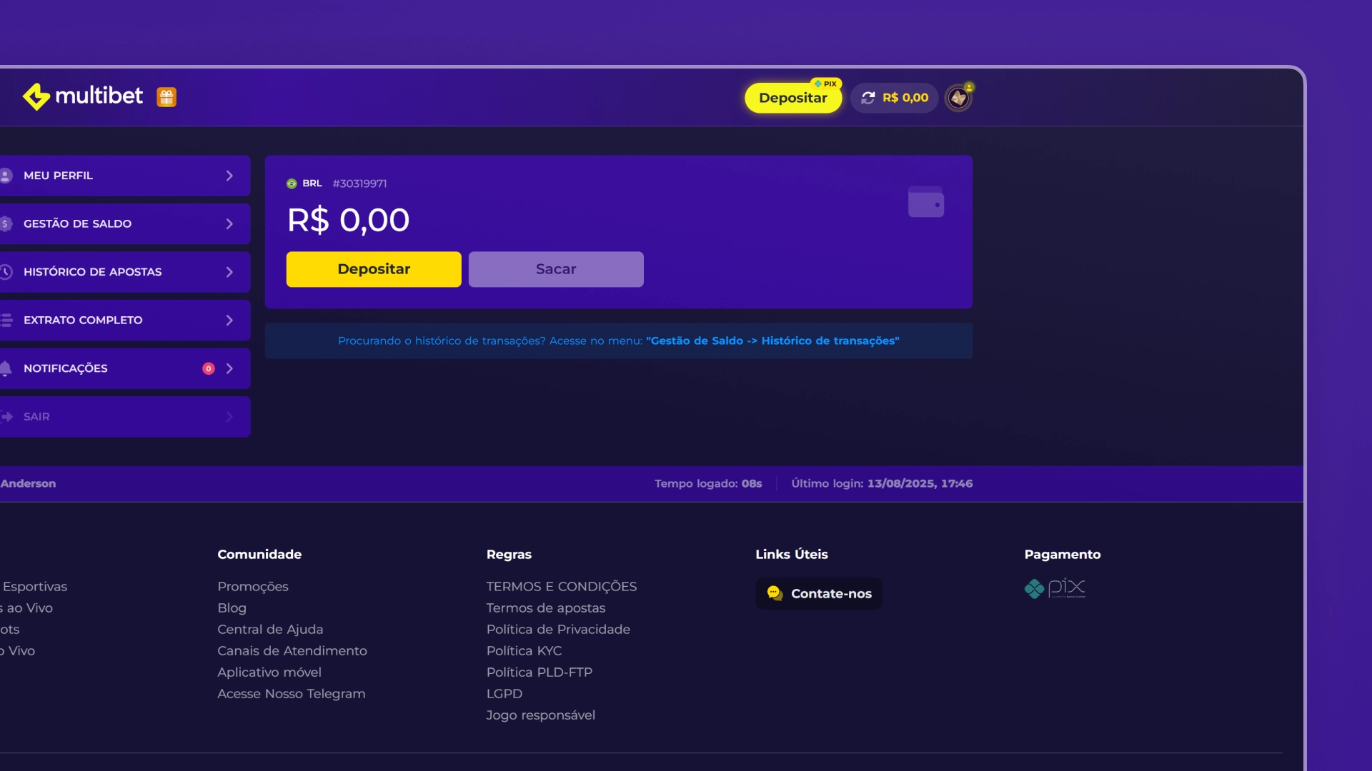 imagem Como Sacar 02 Multibet