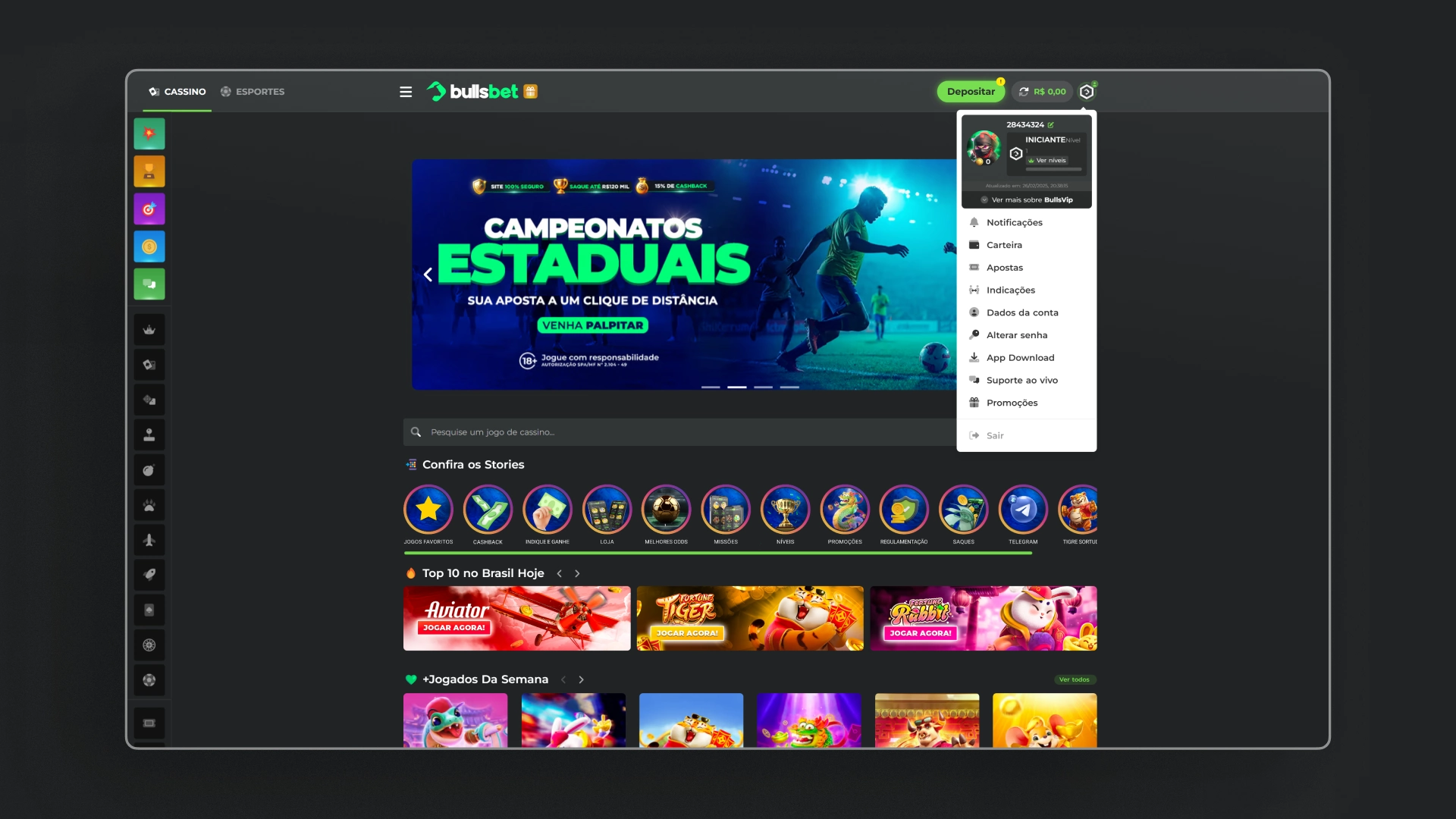 imagem Como depositar 01 bullsbet