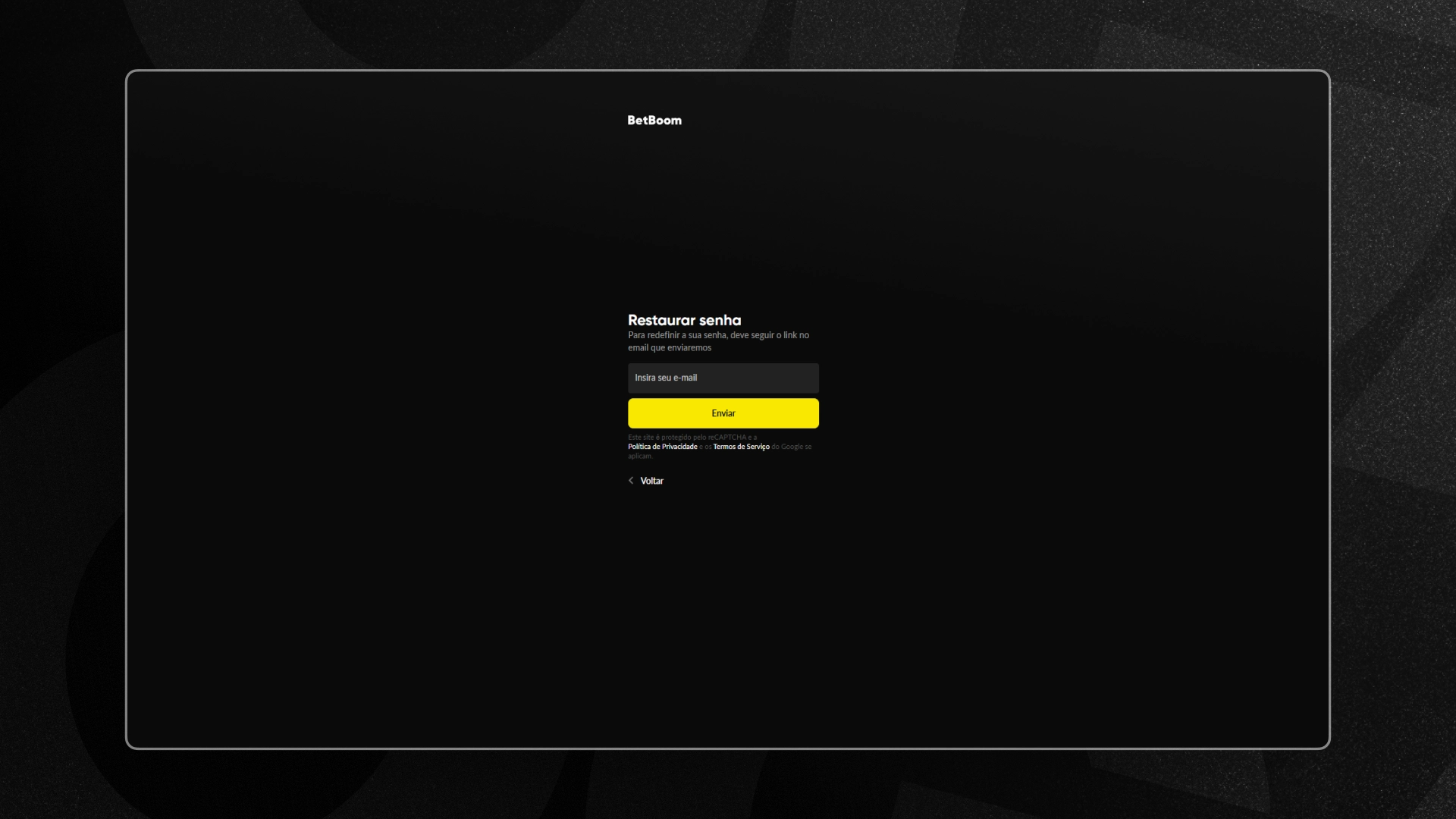 imagem Como recuperar minha conta BetBoom
