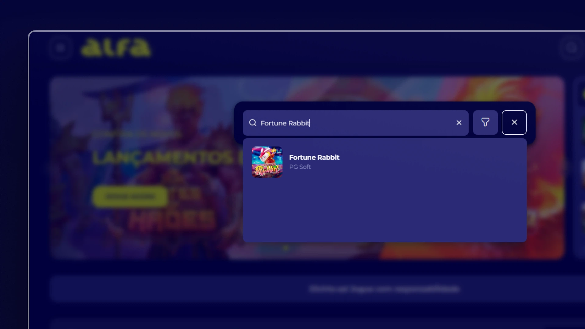imagem Fortune Rabbit alfa