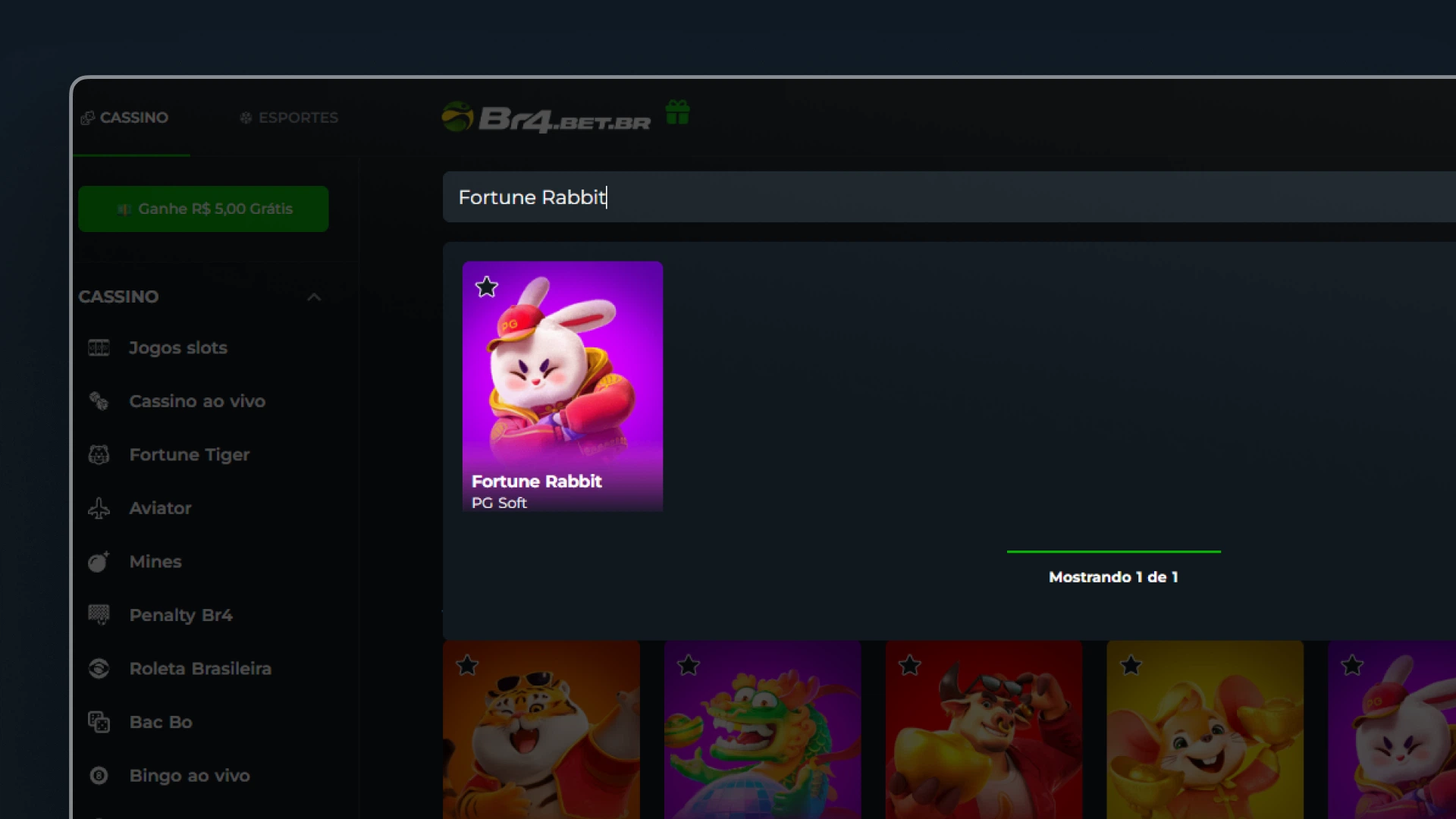 imagem Fortune Rabbit br4bet