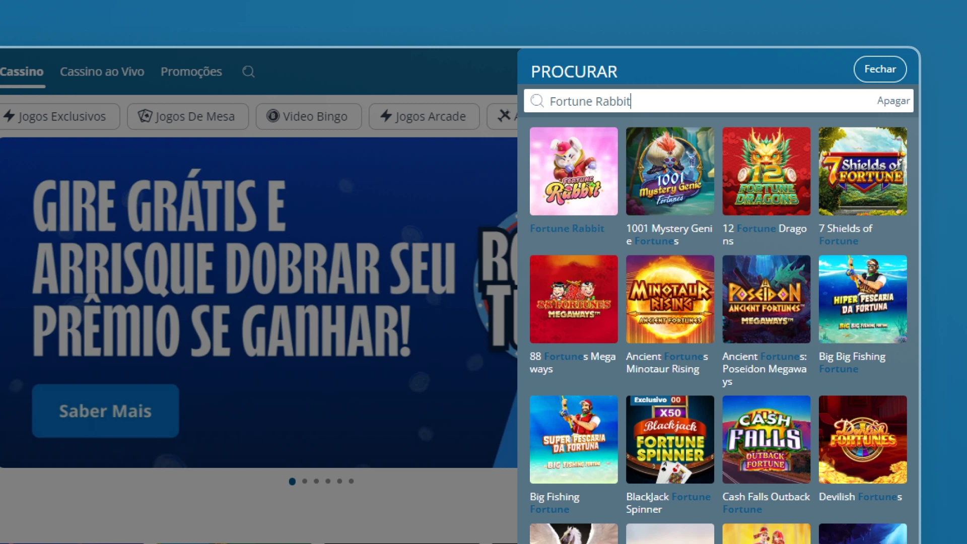 imagem Fortune Rabbit sportingbet