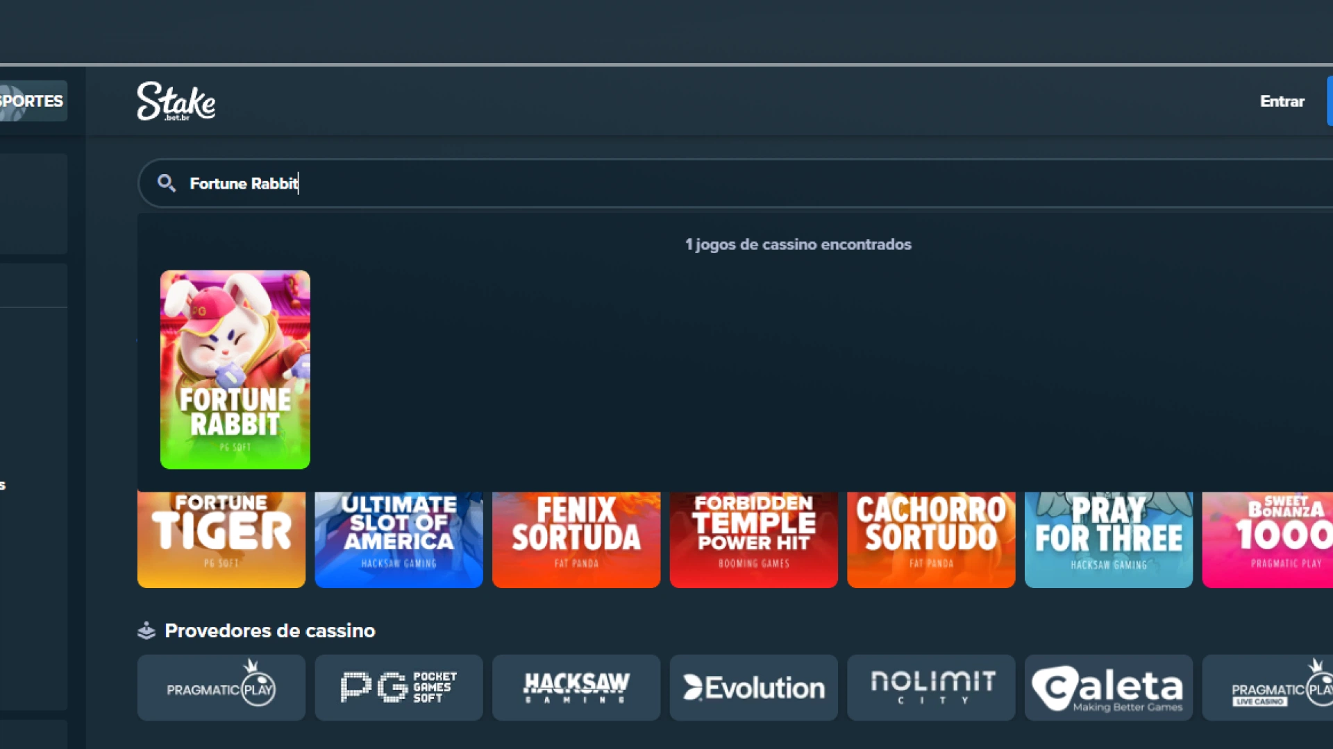 imagem Fortune Rabbit stake