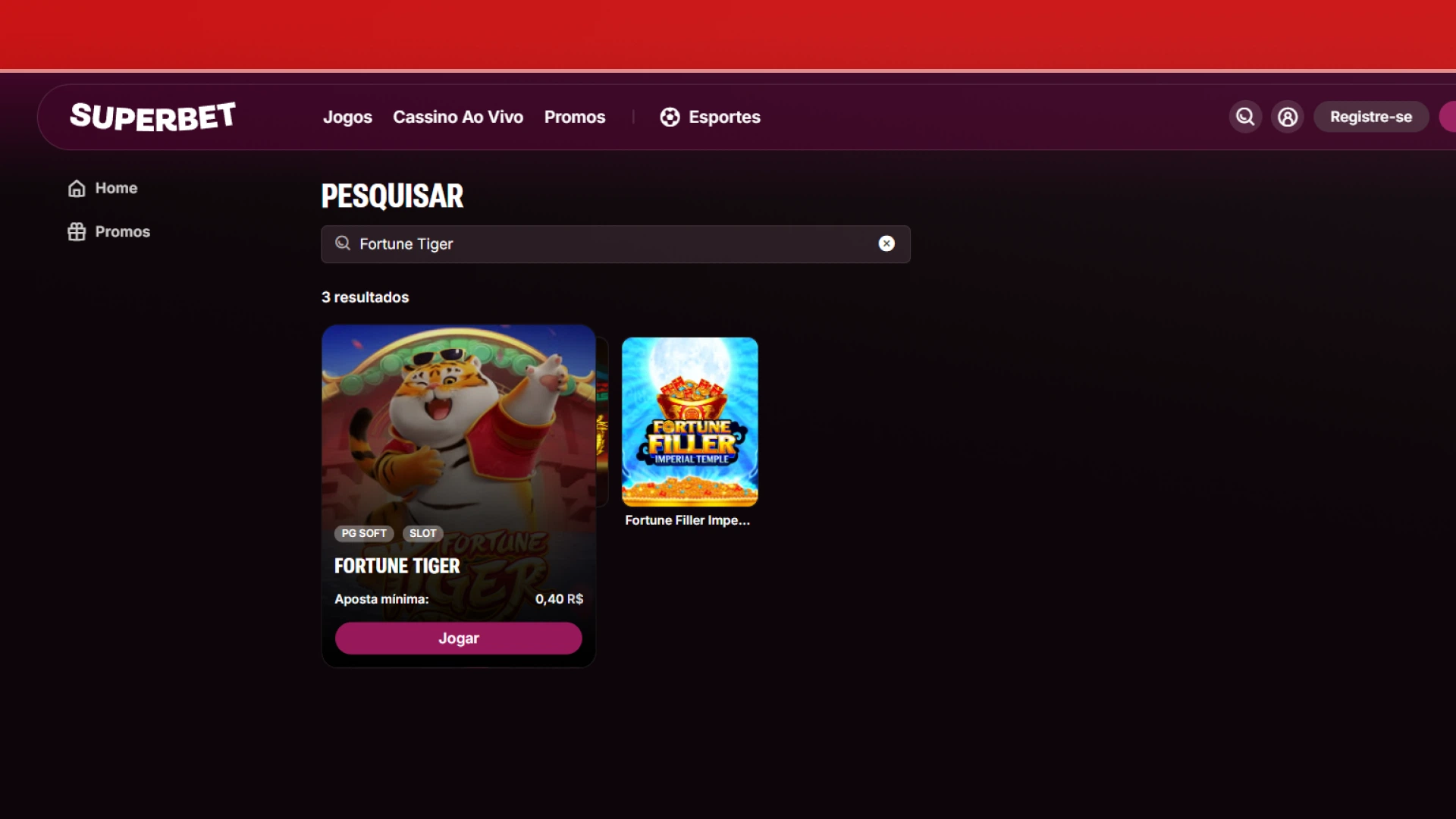imagem Fortune Tiger superbet