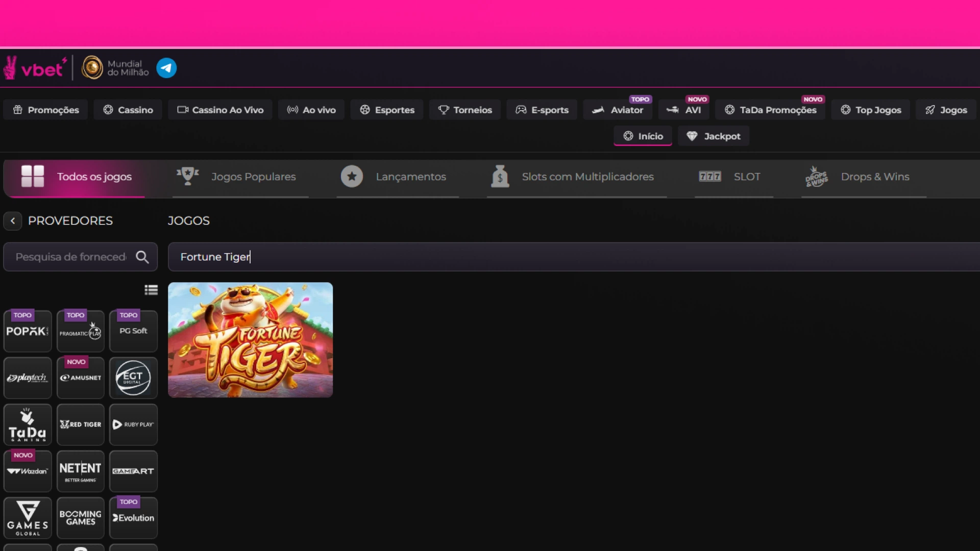 imagem Fortune Tiger vbet
