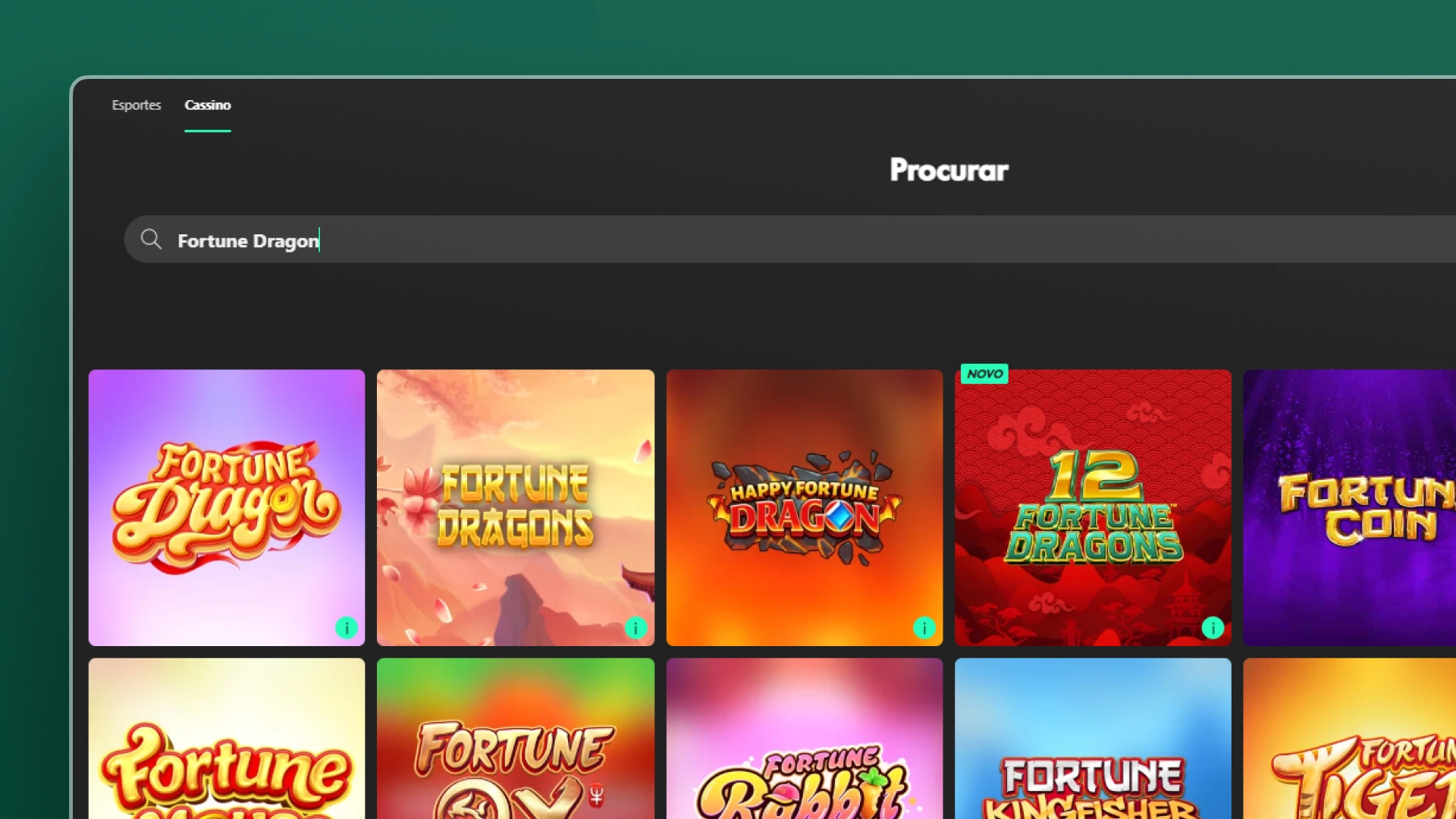 imagem Fortune dragon bet365