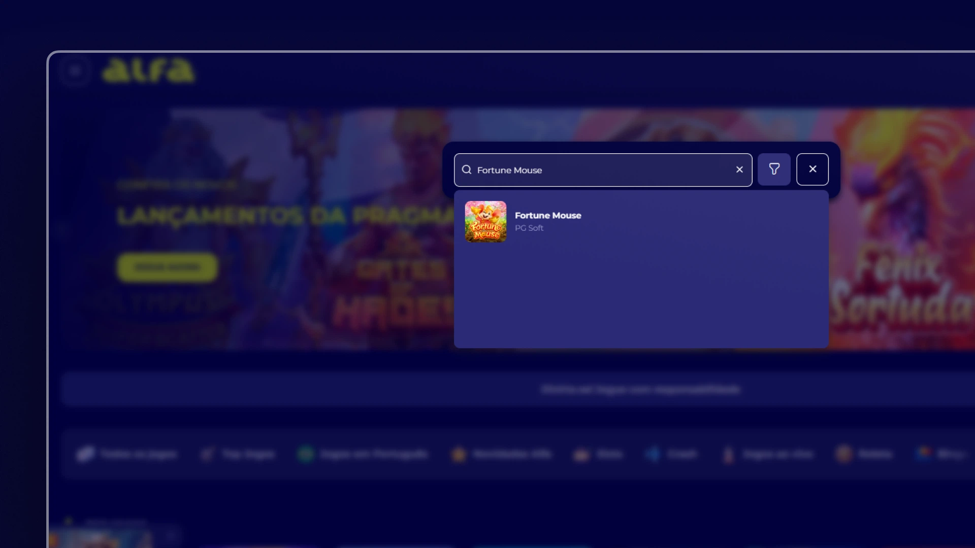 imagem Fortune mouse alfa