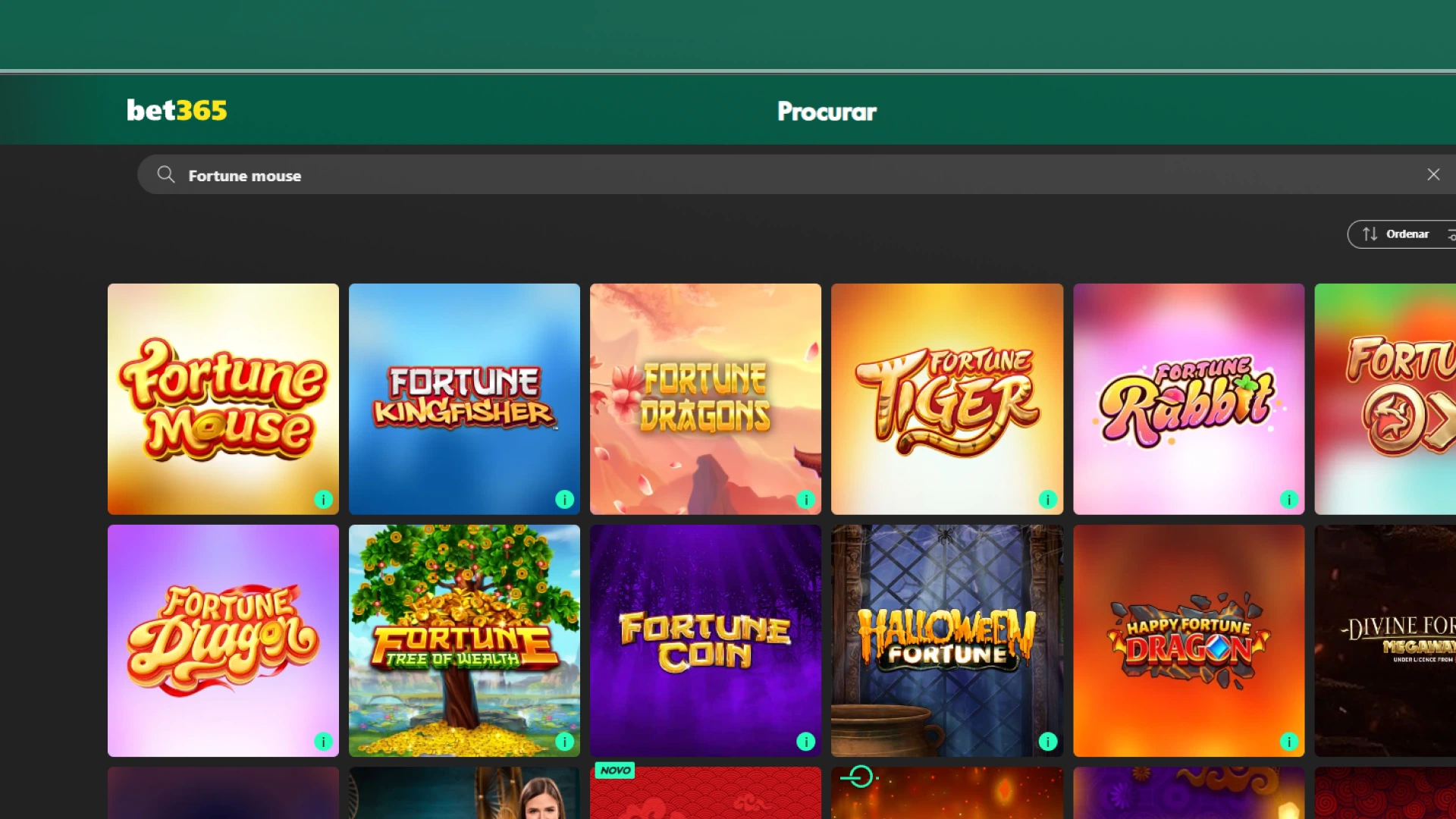 imagem Fortune mouse bet365