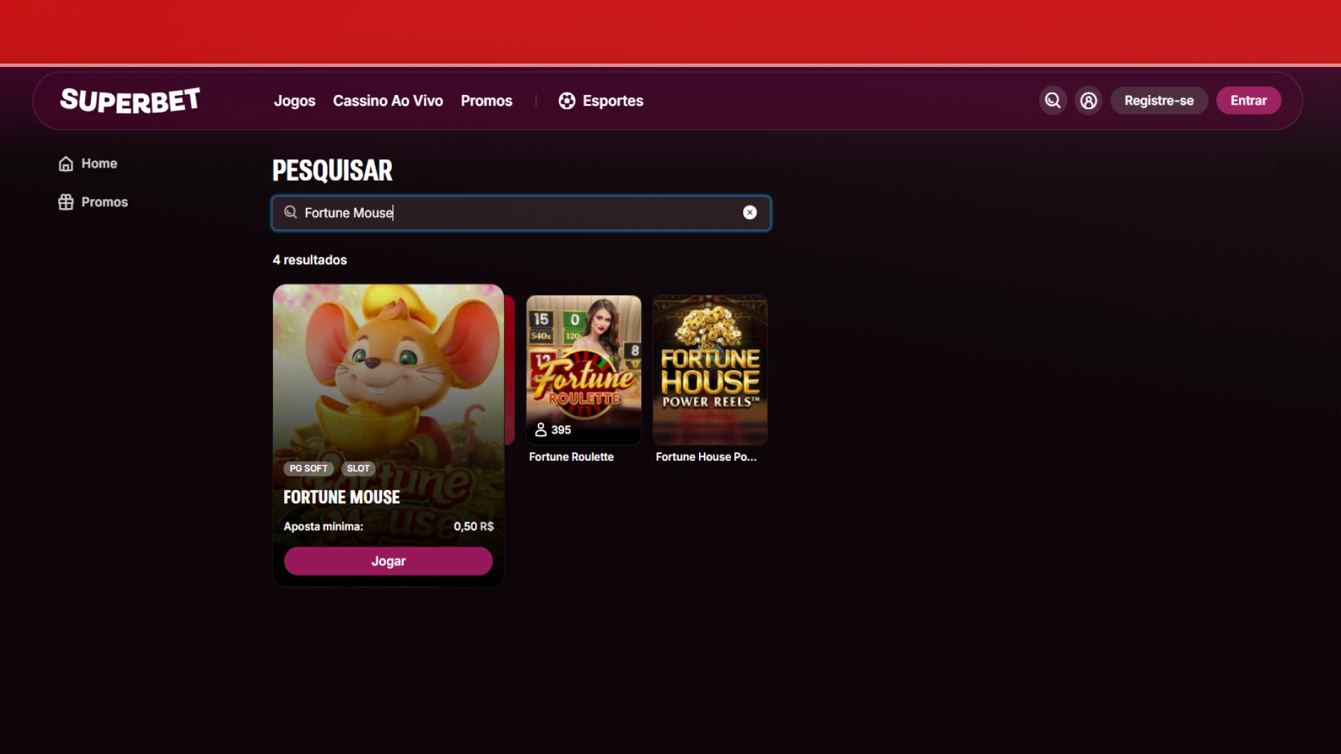 imagem Fortune mouse superbet
