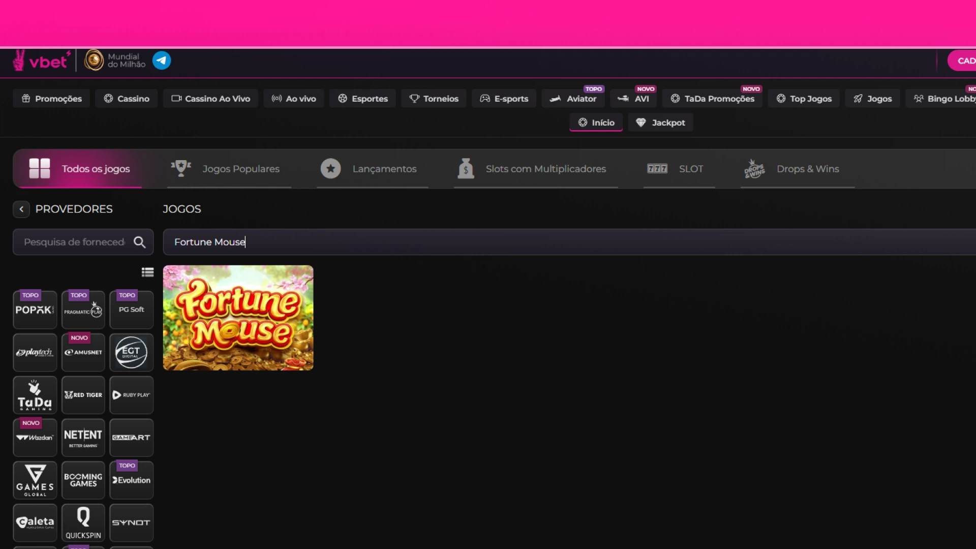 imagem Fortune mouse vbet