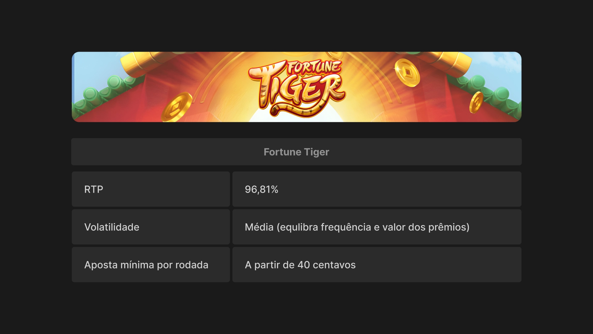 imagem Fortune tiger