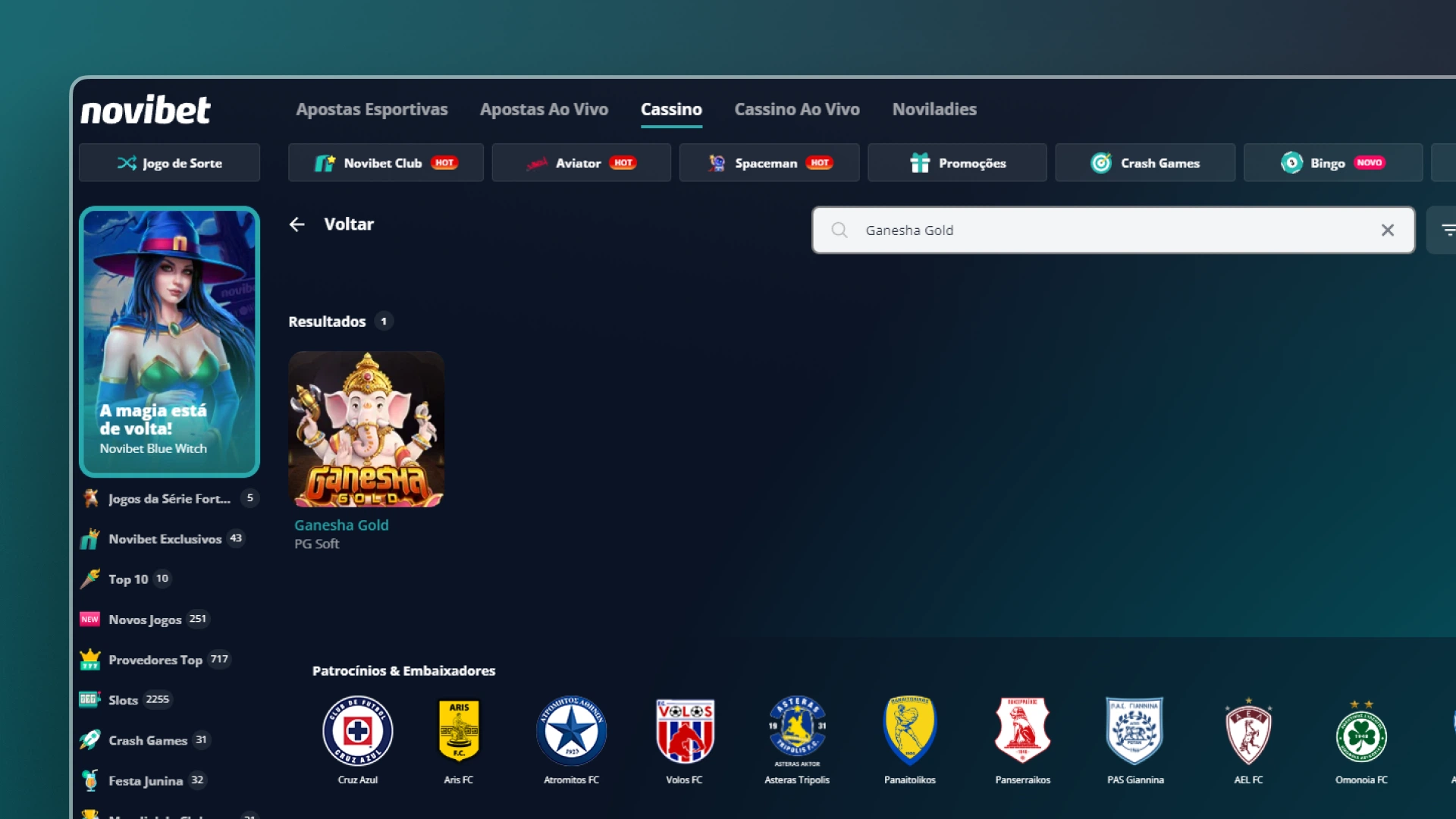 imagem Ganesha Gold novibet