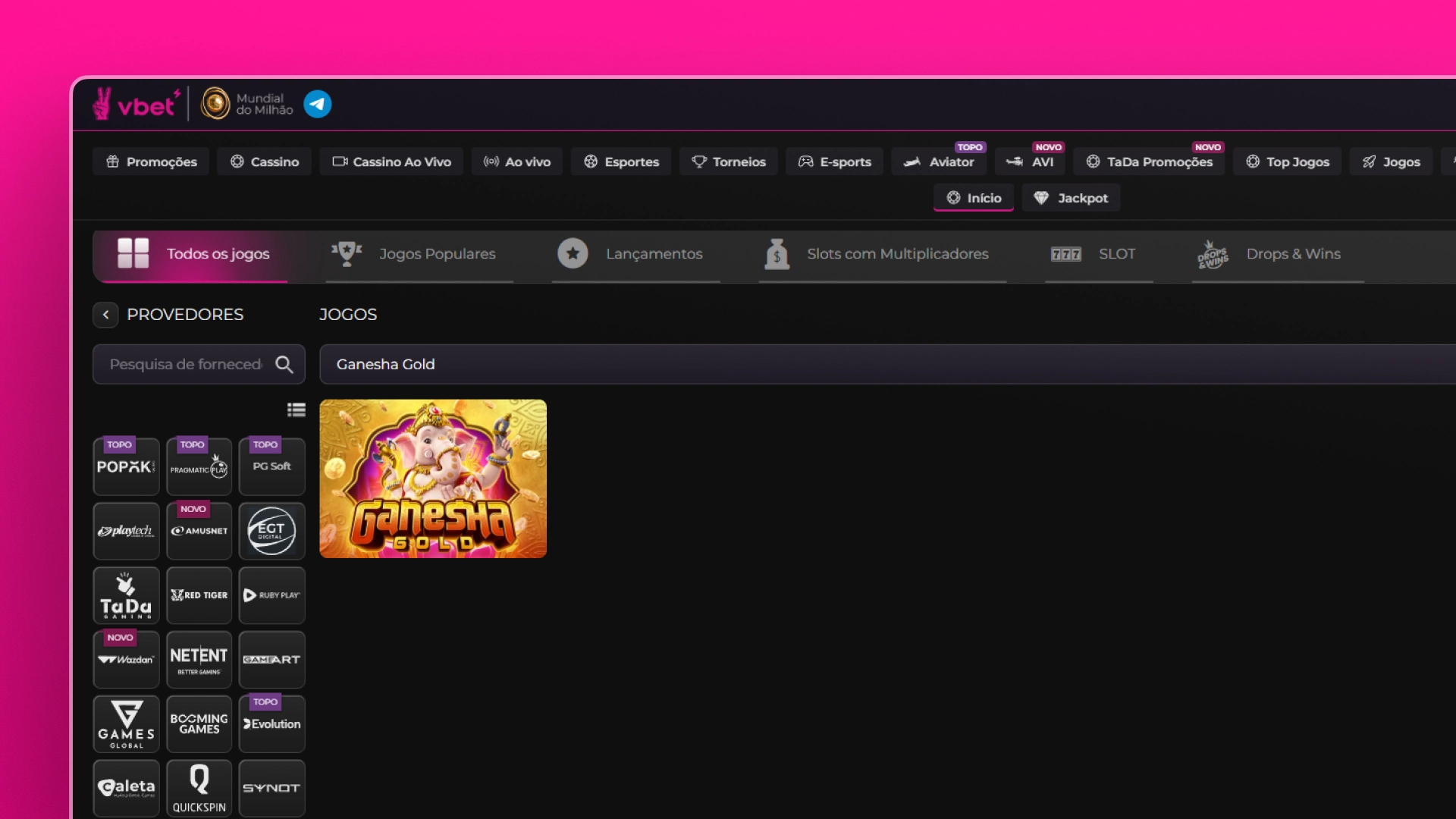 imagem Ganesha Gold vbet