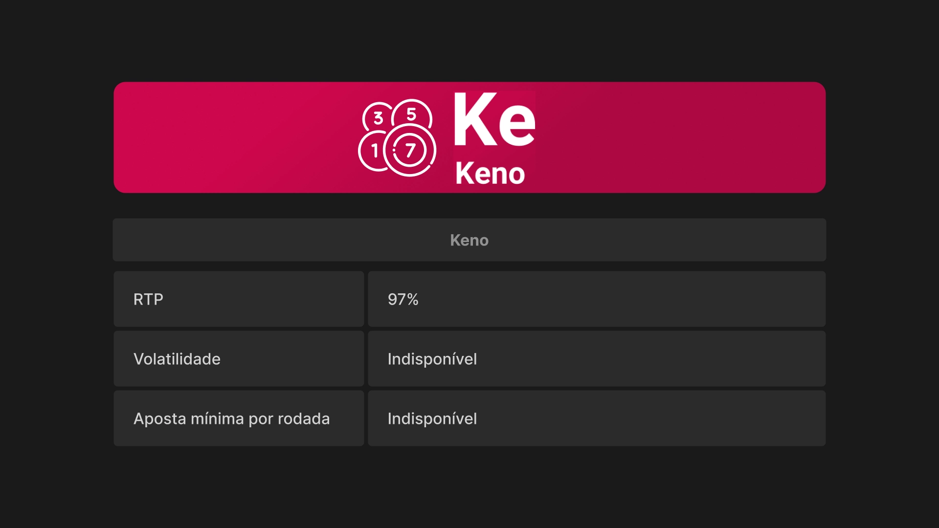 imagem Keno