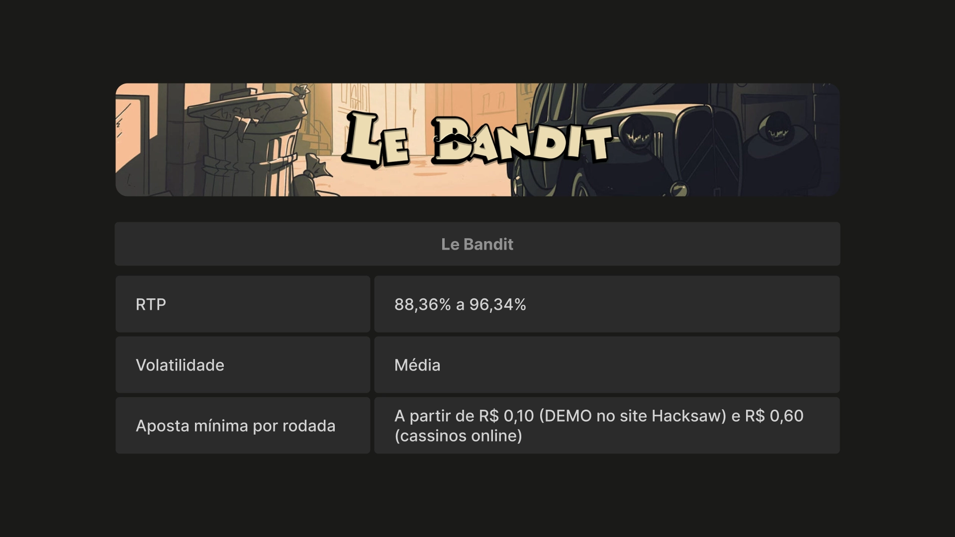 imagem Le Bandit
