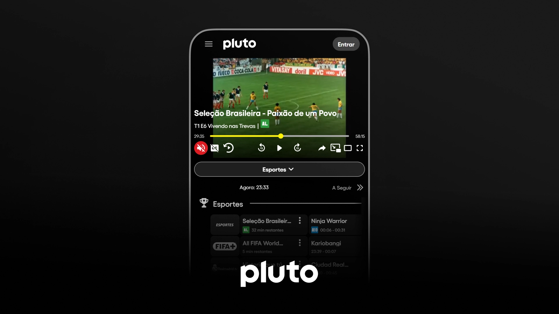 imagem Livestreaming Pluto TV