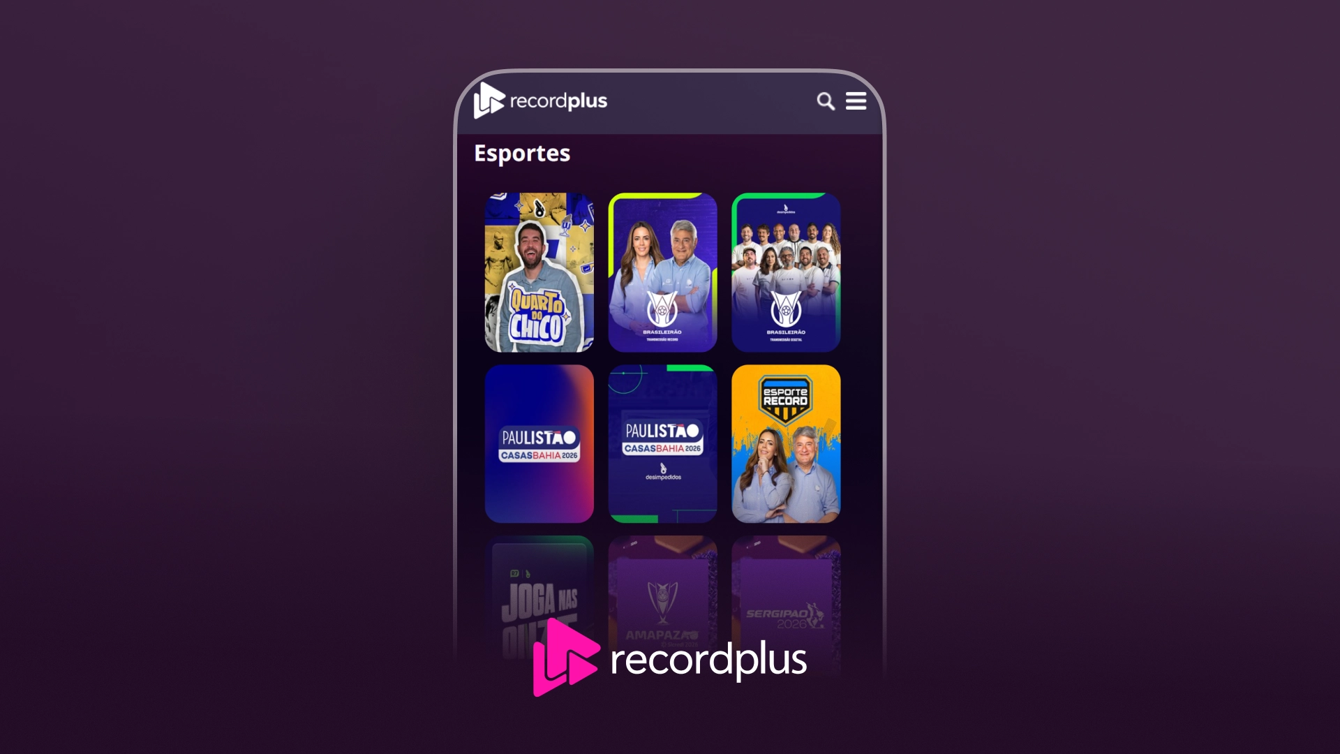 imagem Livestreaming RecordPlus