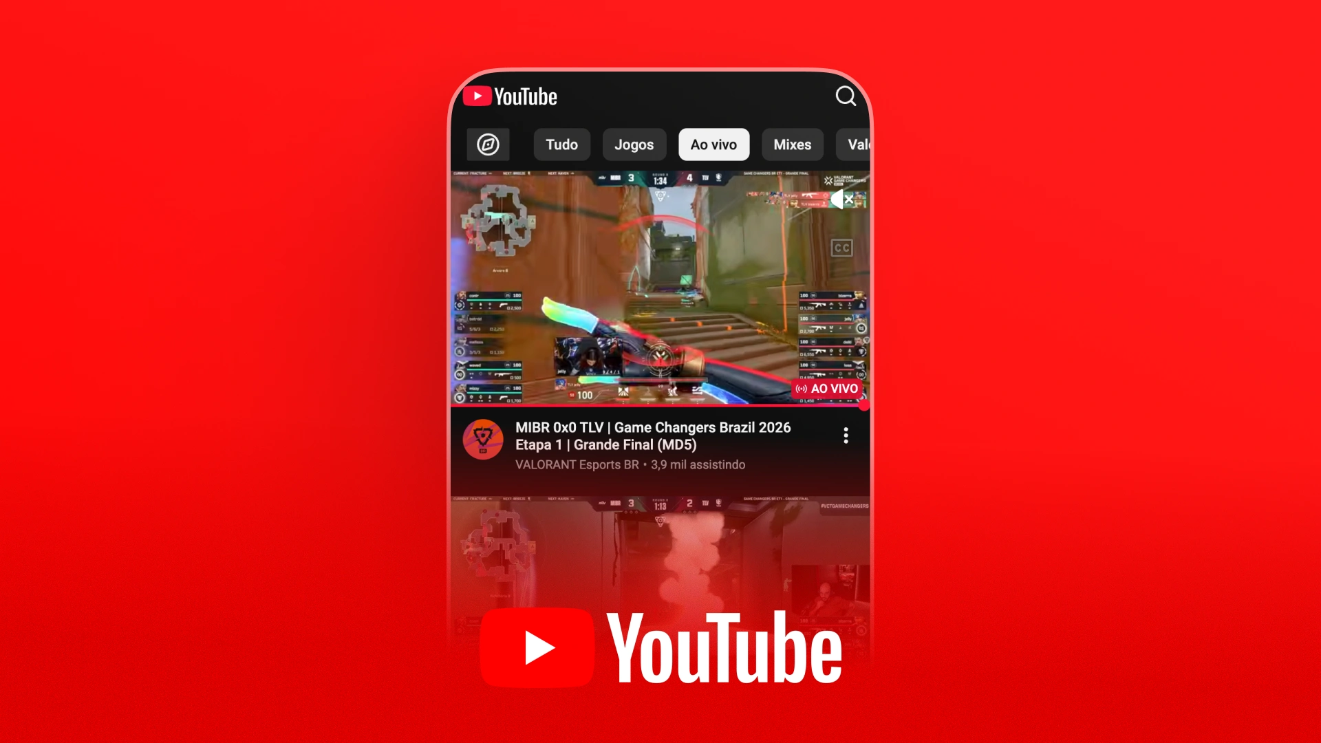 imagem Livestreaming youtube