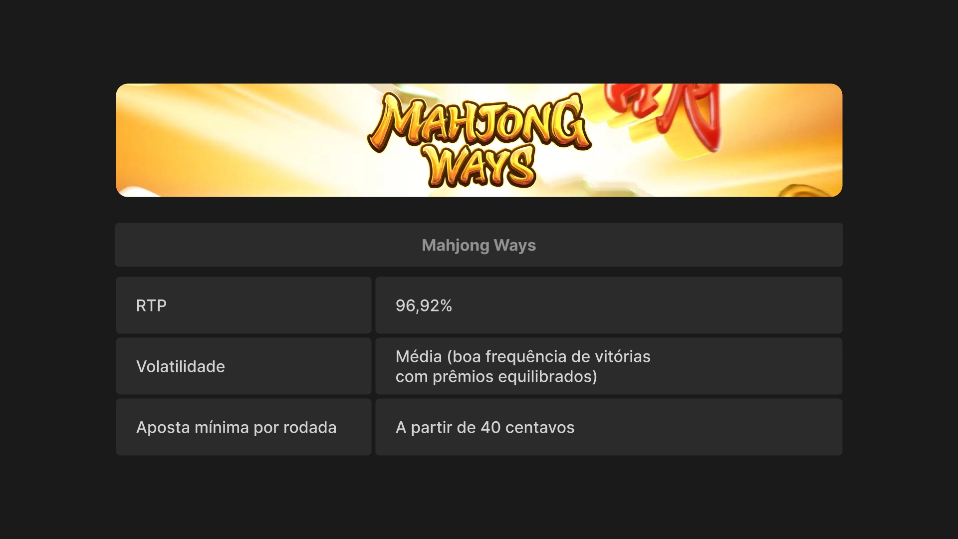 imagem Mahjong Ways