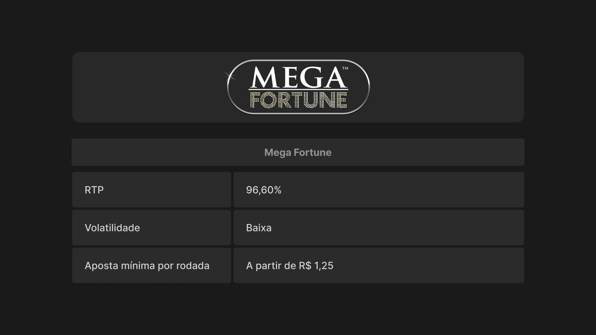 imagem Mega Fortune