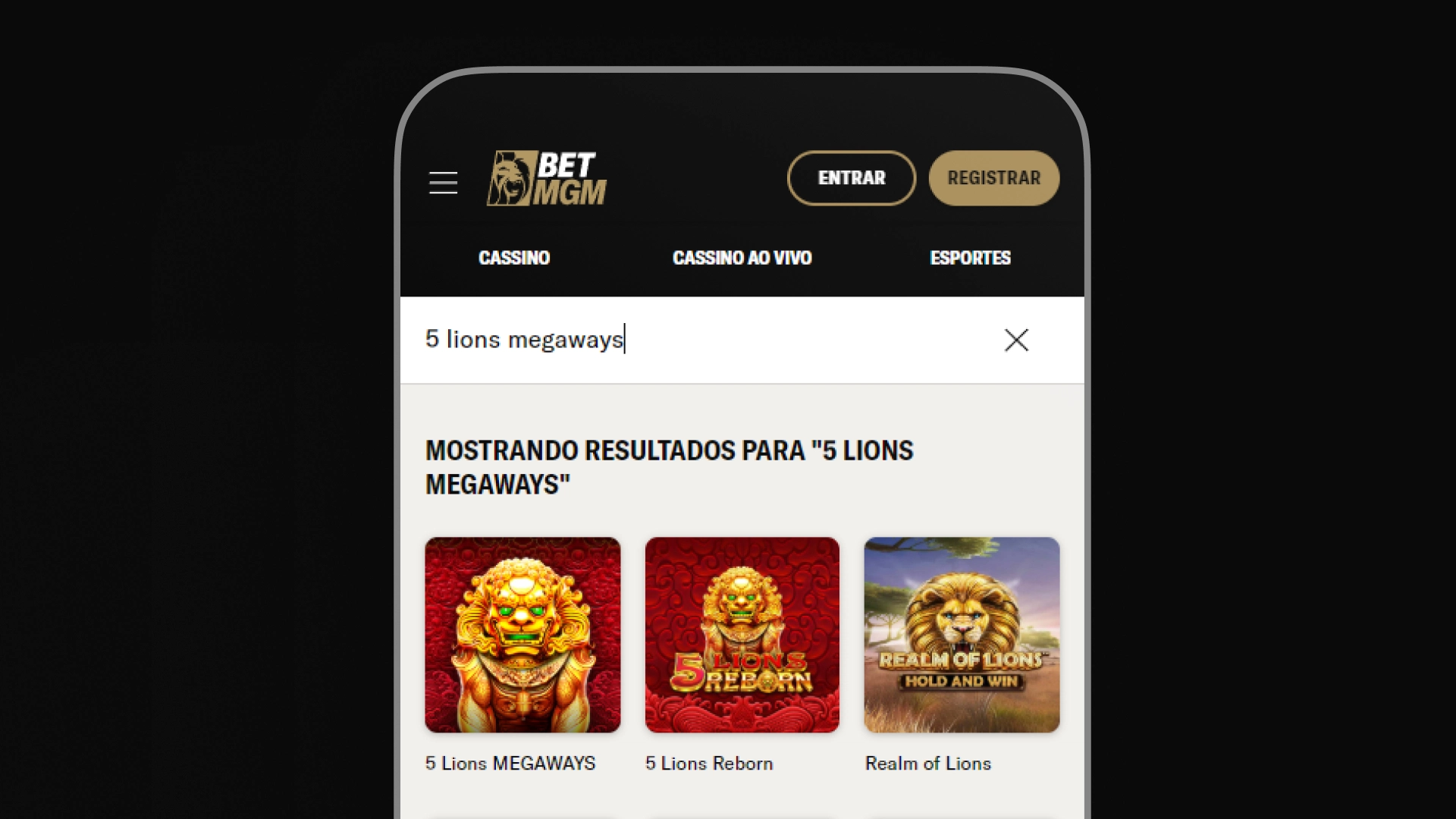 imagem Megaways BetMGM