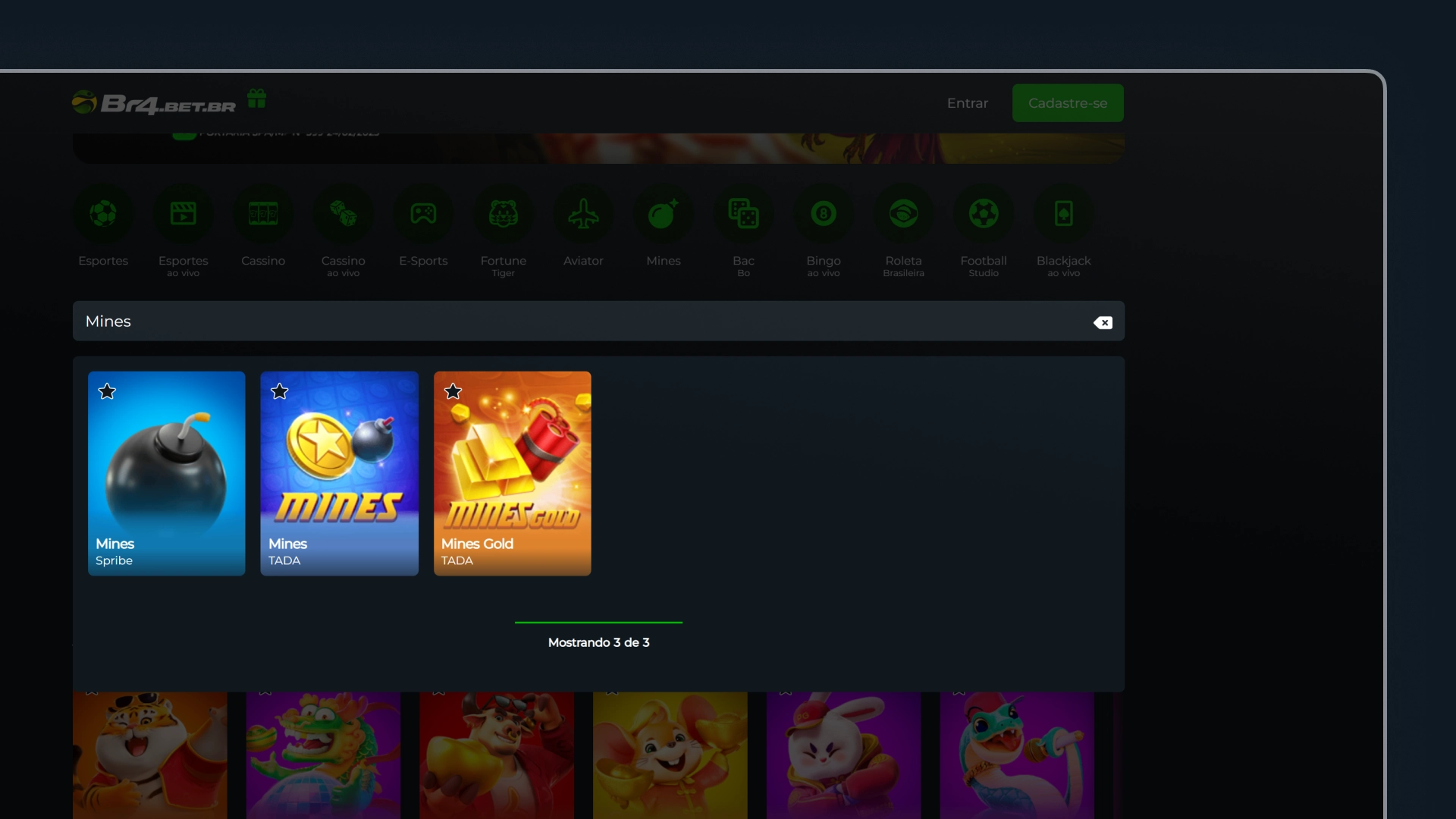 imagem Mines br4bet