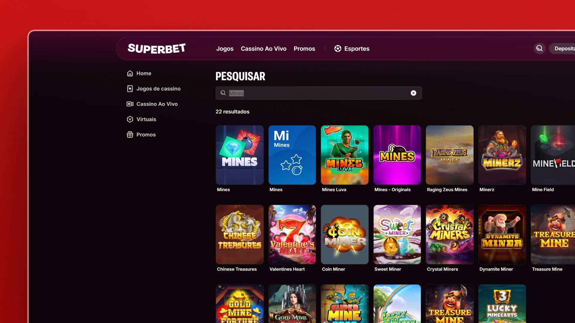 imagem Mines superbet