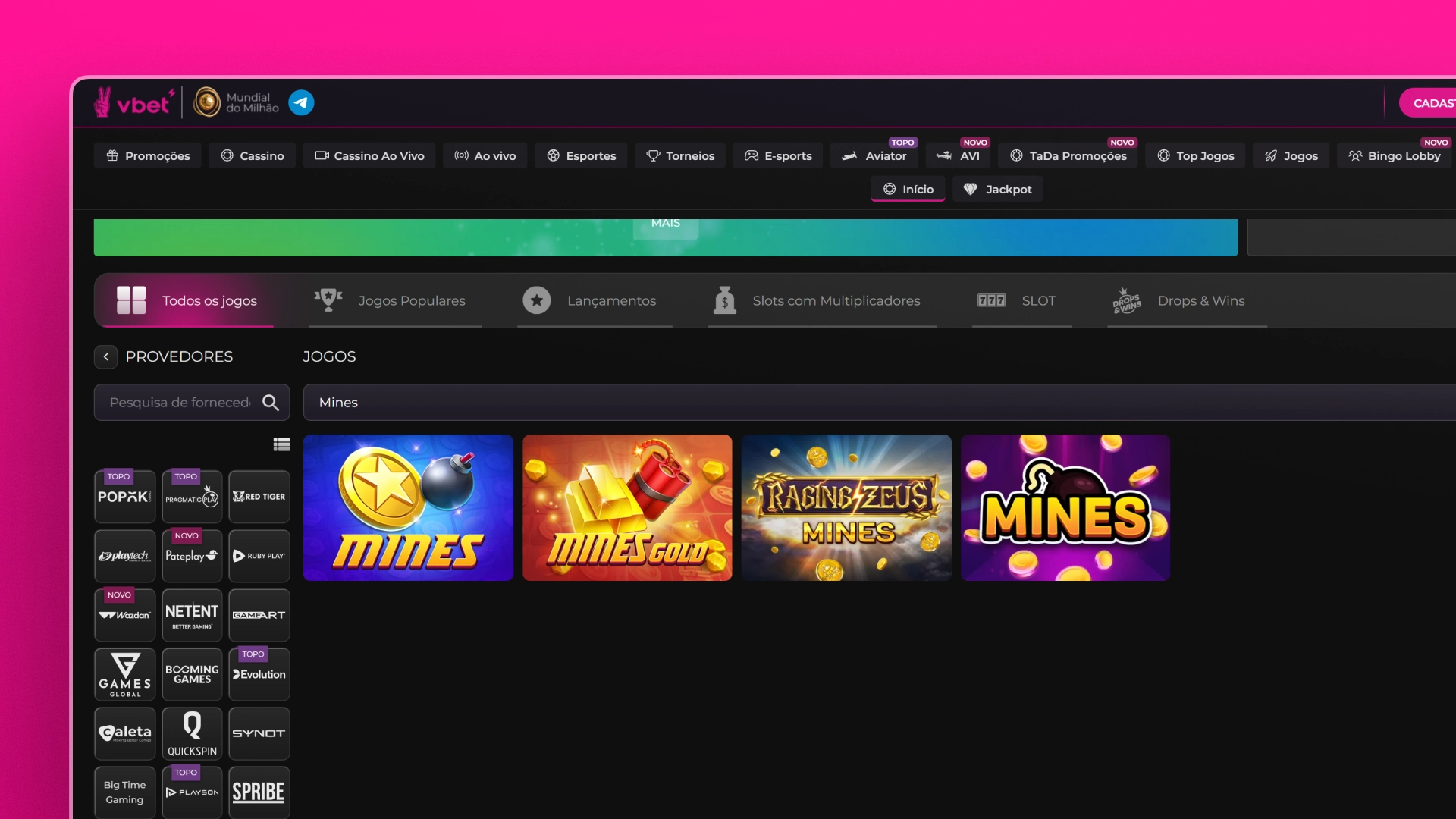 imagem Mines vbet