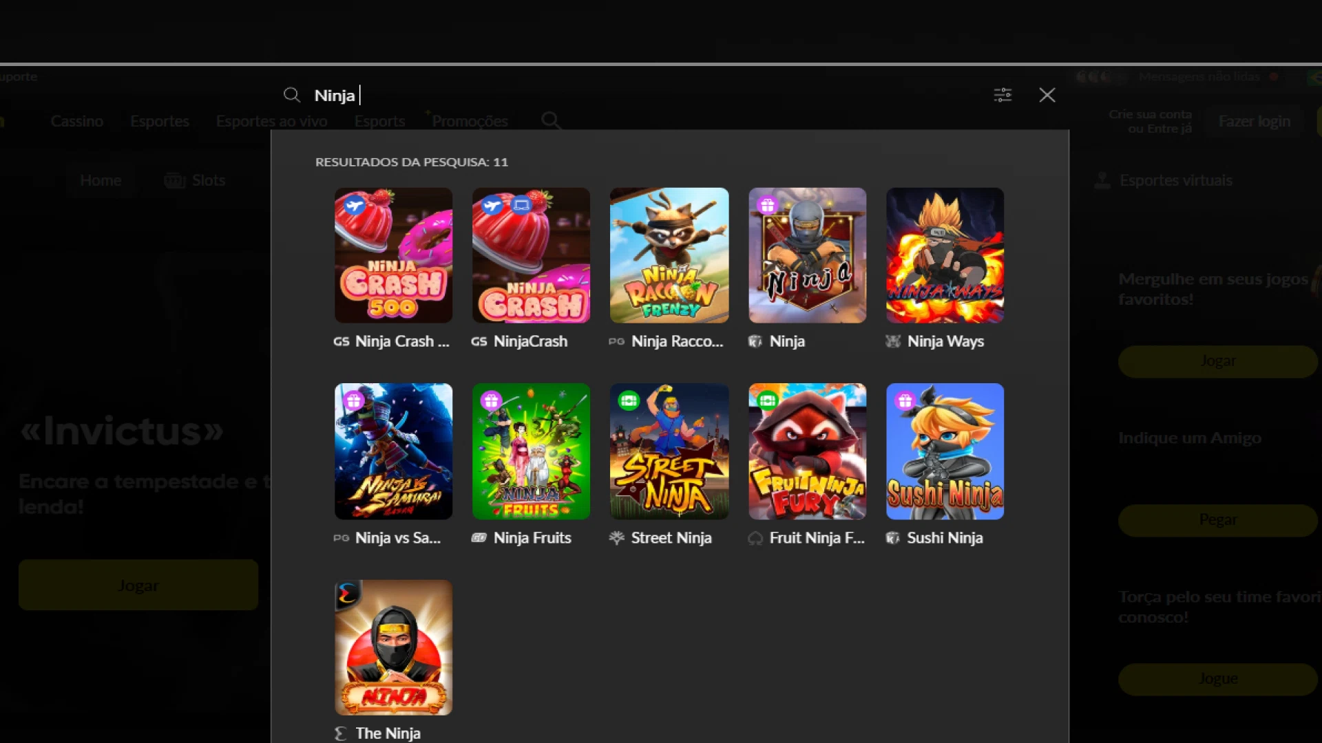 imagem Ninja Crash betboom