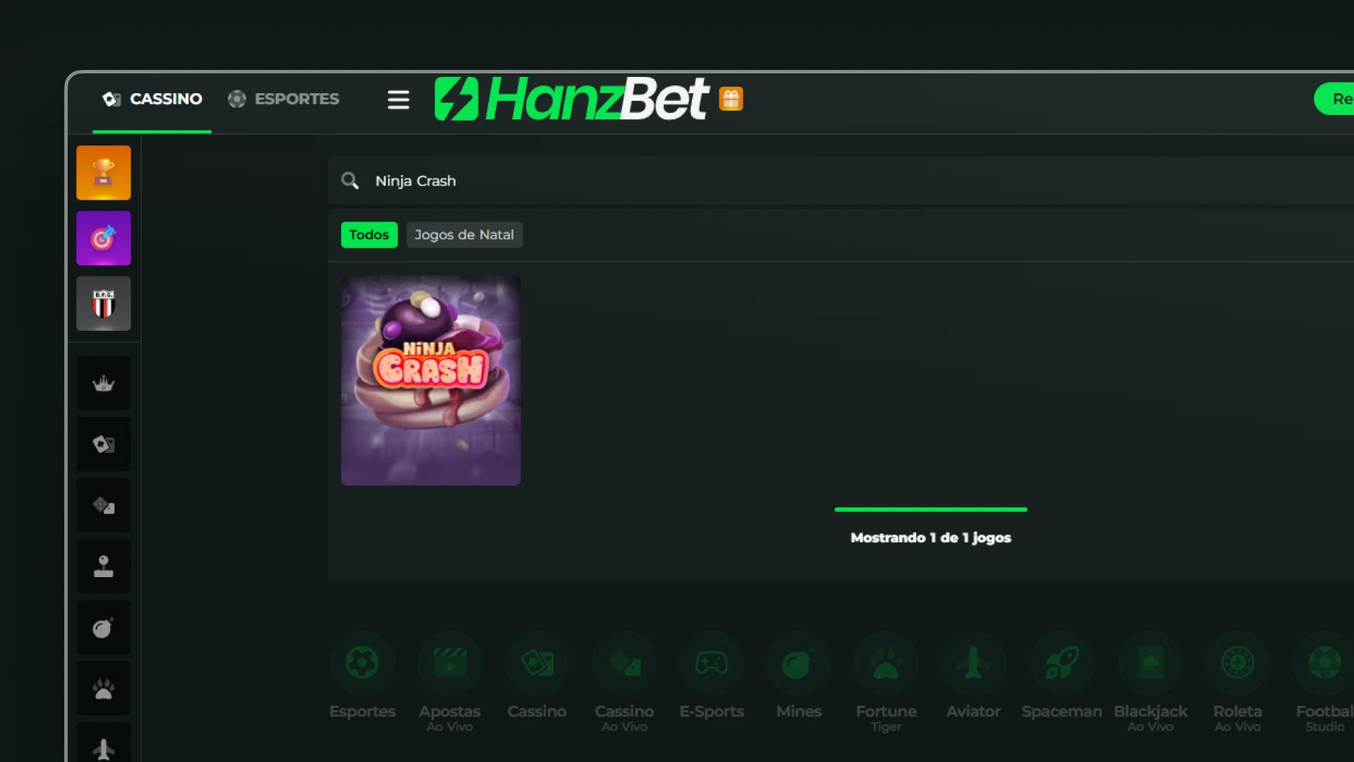 imagem Ninja Crash hanzbet