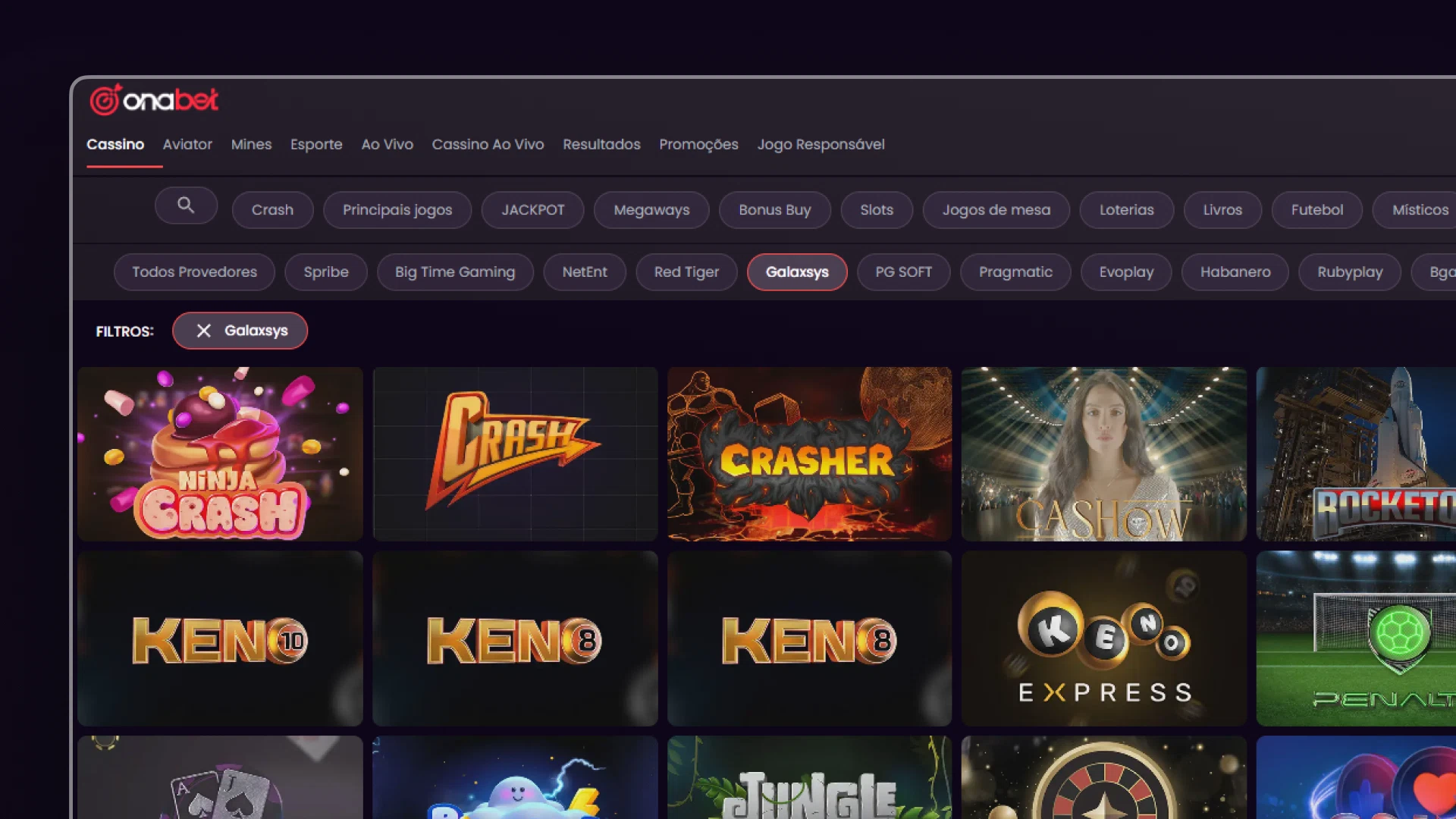 imagem Ninja Crash onabet