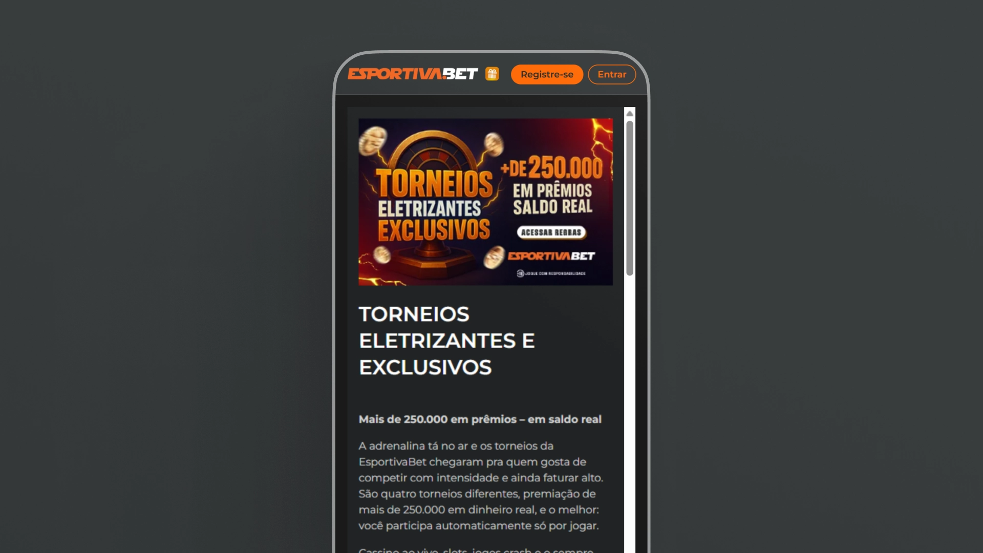 imagem Promoções para Torneios esportivabet