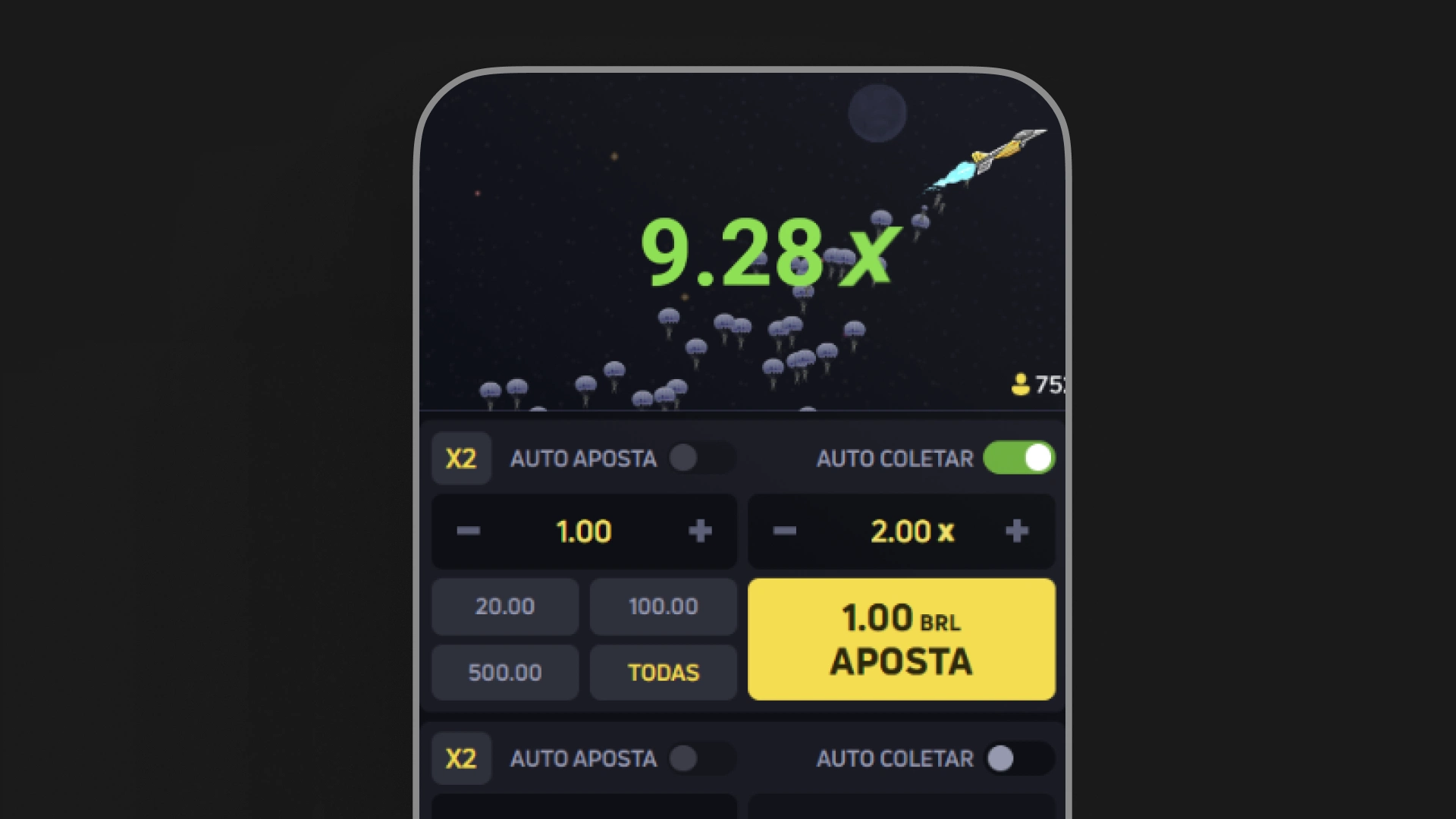 imagem Recursos especiais JetX