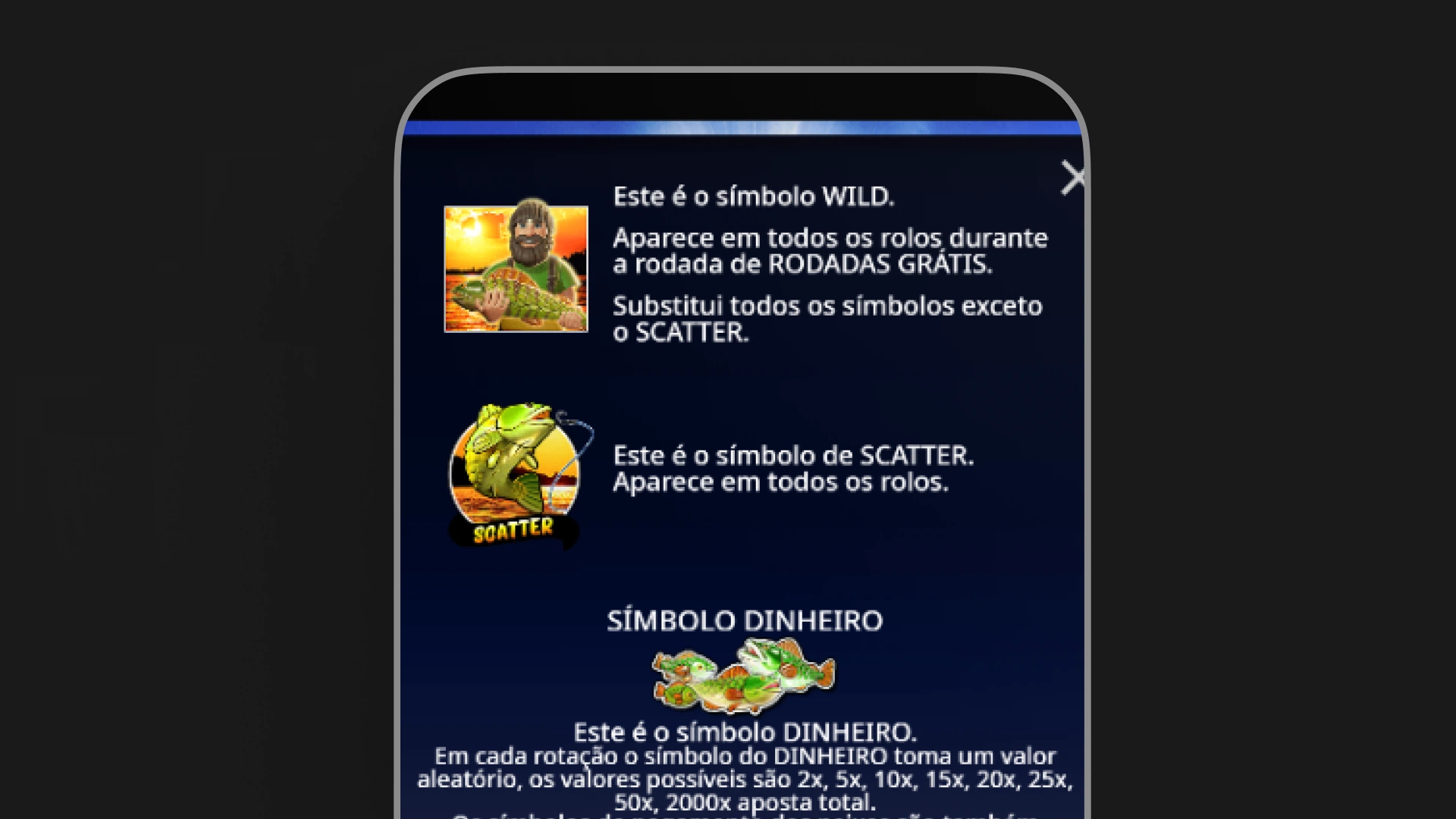 imagem Recursos especiais big bass bonanza