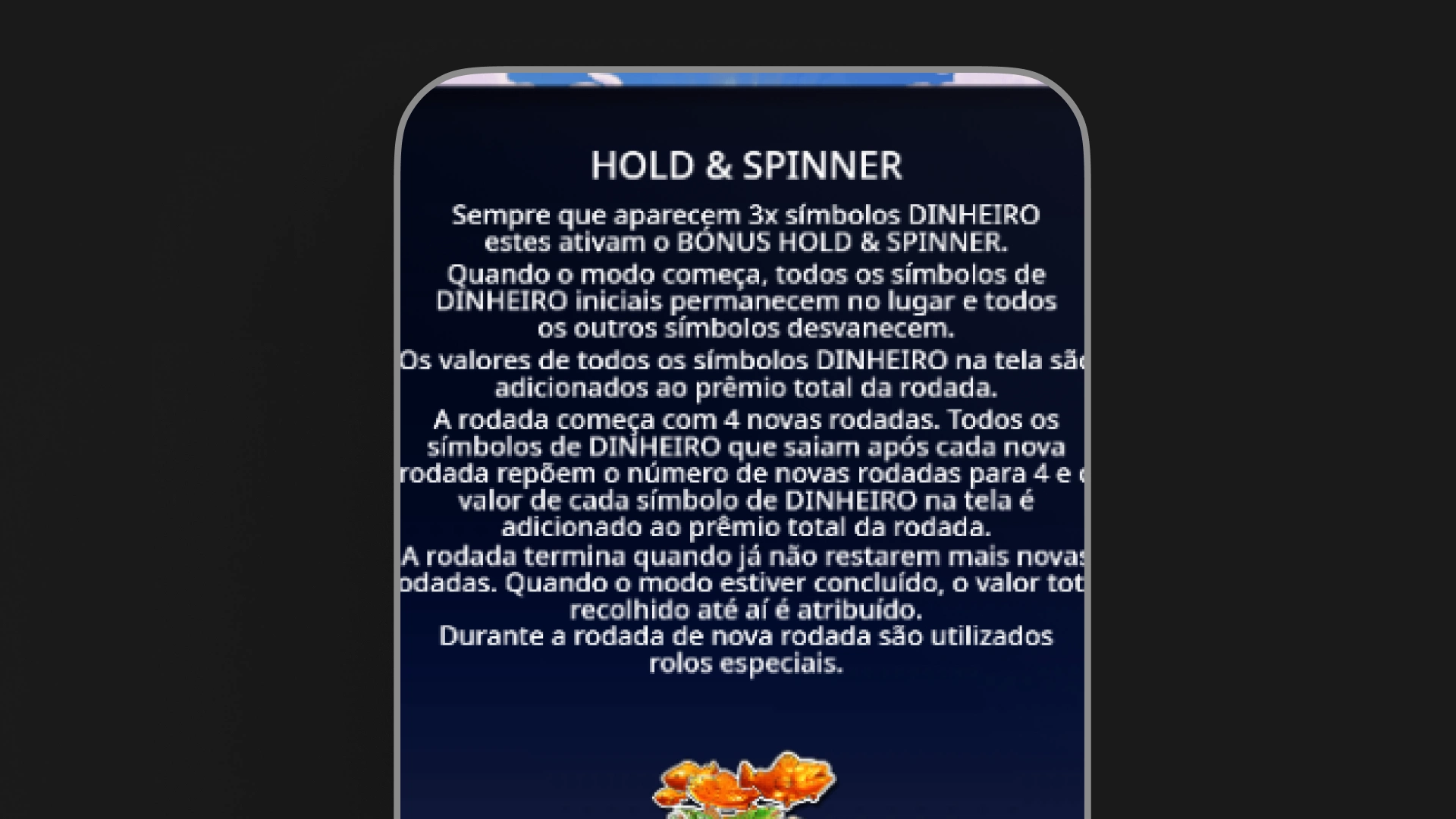 imagem Recursos especiais big bass hold and spinner