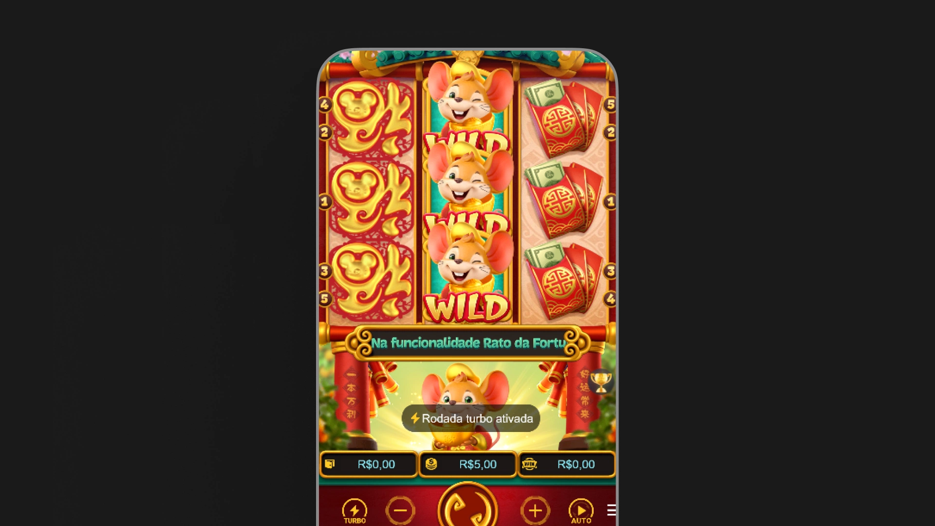 imagem Recursos especiais fortune mouse