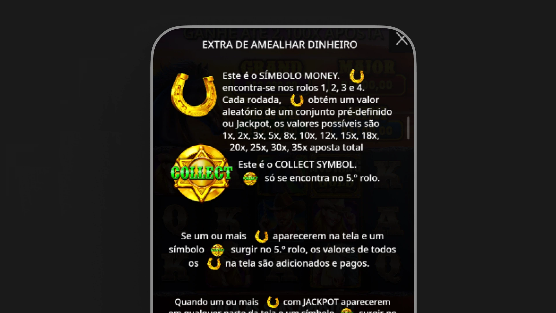 imagem Recursos especiais mustang gold