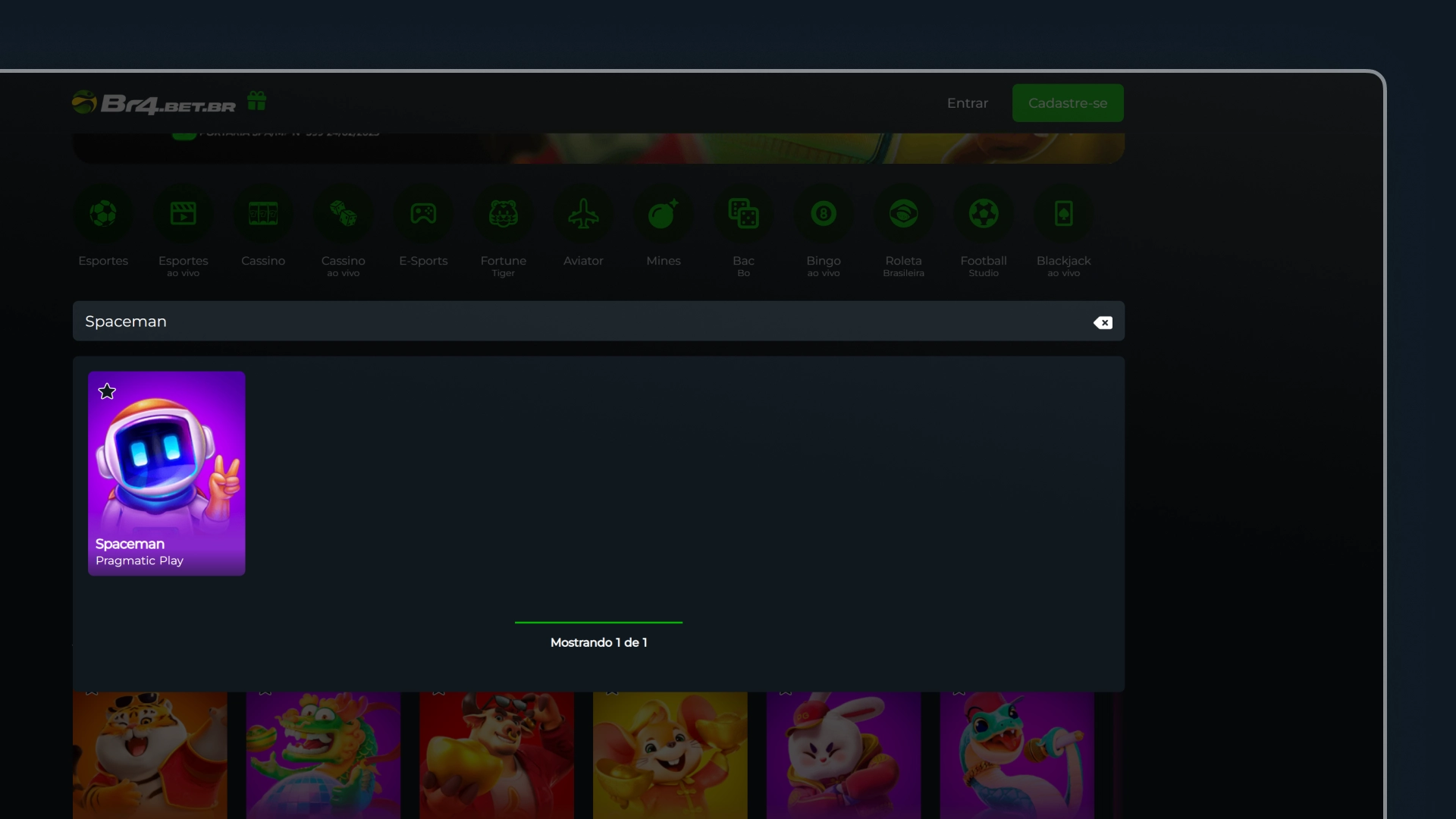 imagem Spaceman br4bet