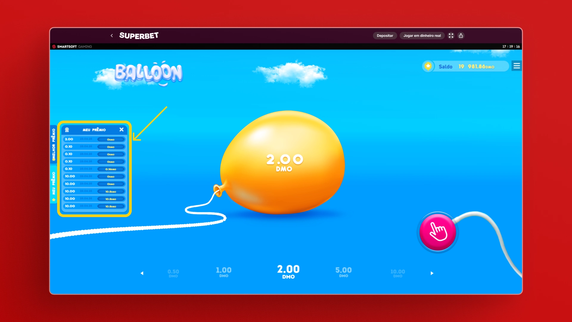 imagem Use o Histórico de Rodadas a Seu Favor superbet