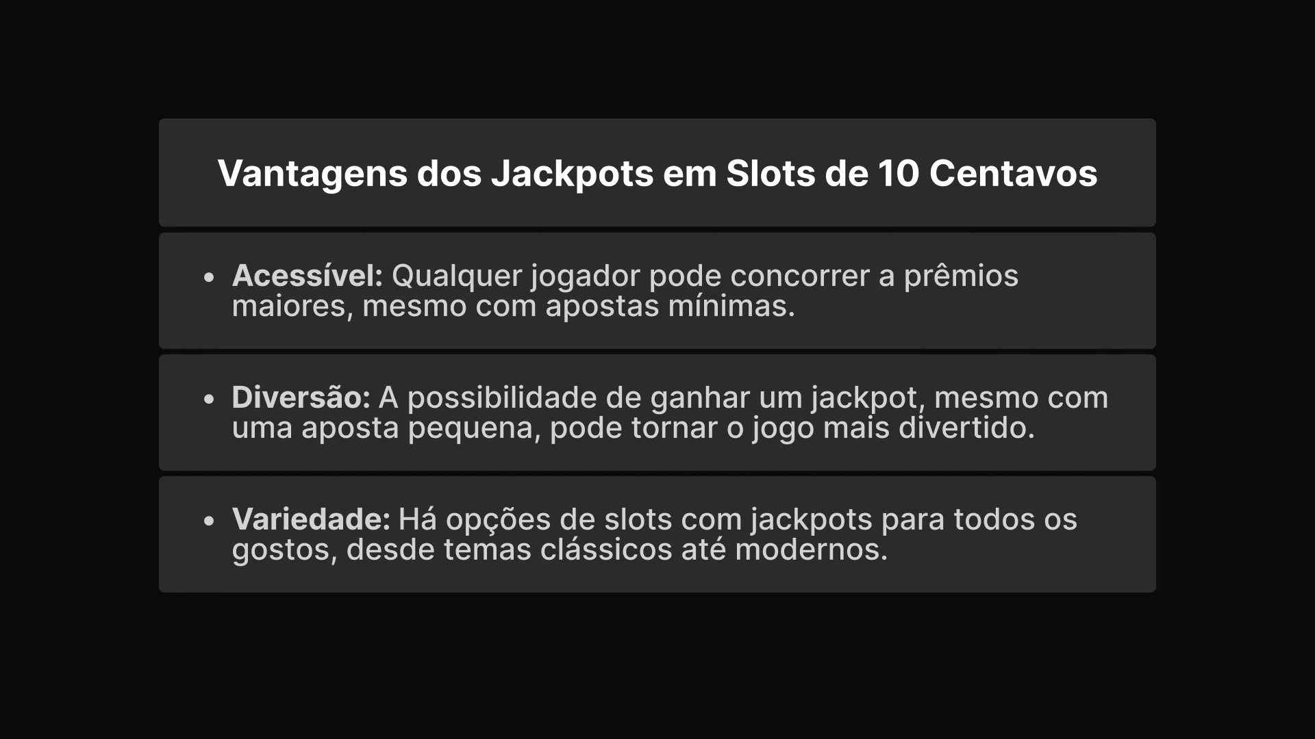 imagem Vantagens dos Jackpots em Slots de 10 Centavos
