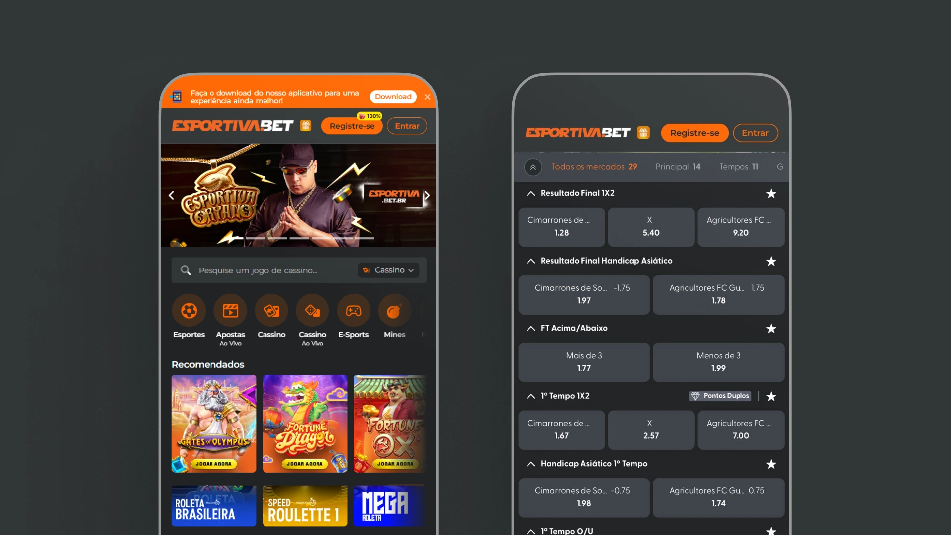 imagem app Esportiva Bet