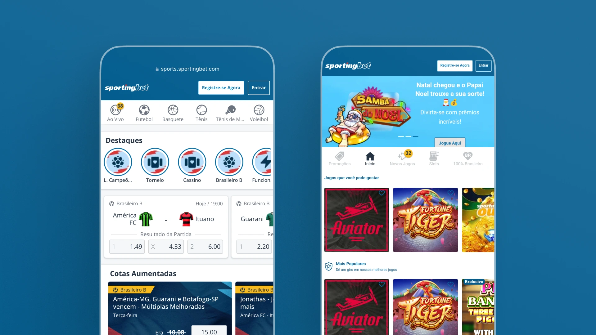 imagem app Sportingbet