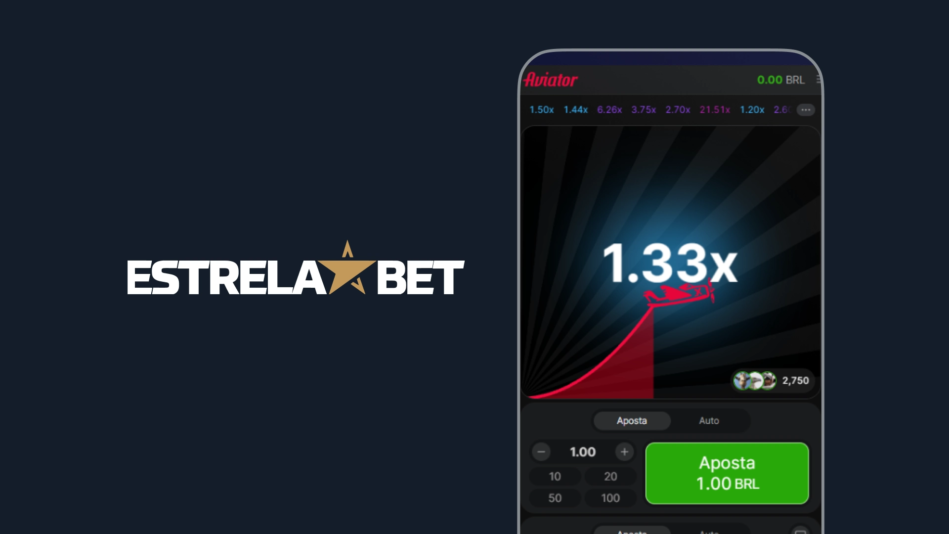 imagem aviator estrelabet