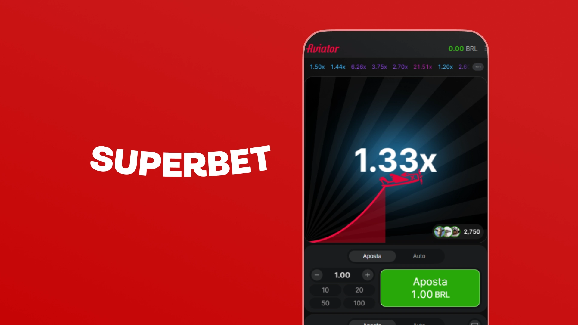 imagem aviator superbet