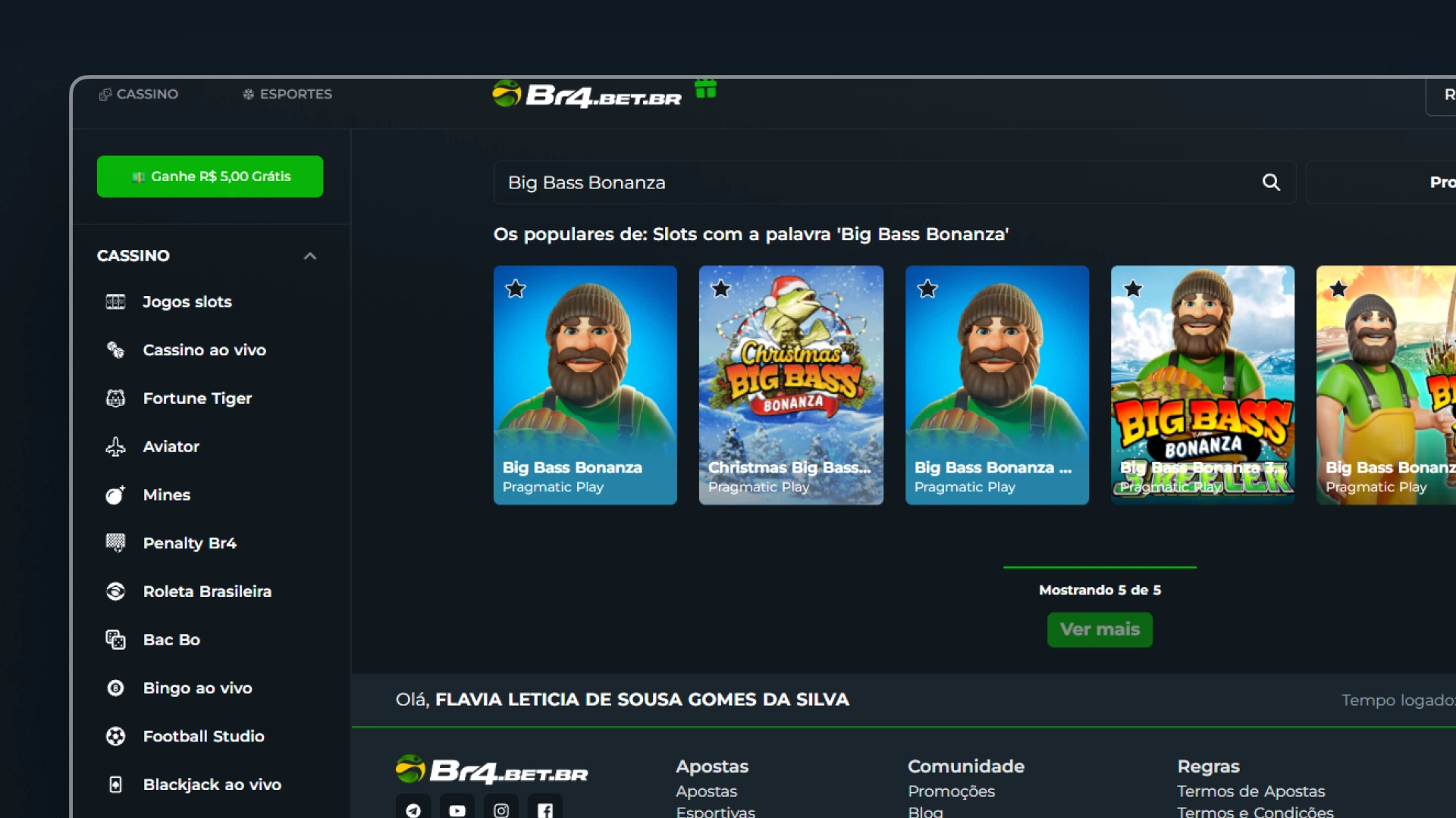 imagem big bass bonanza br4bet